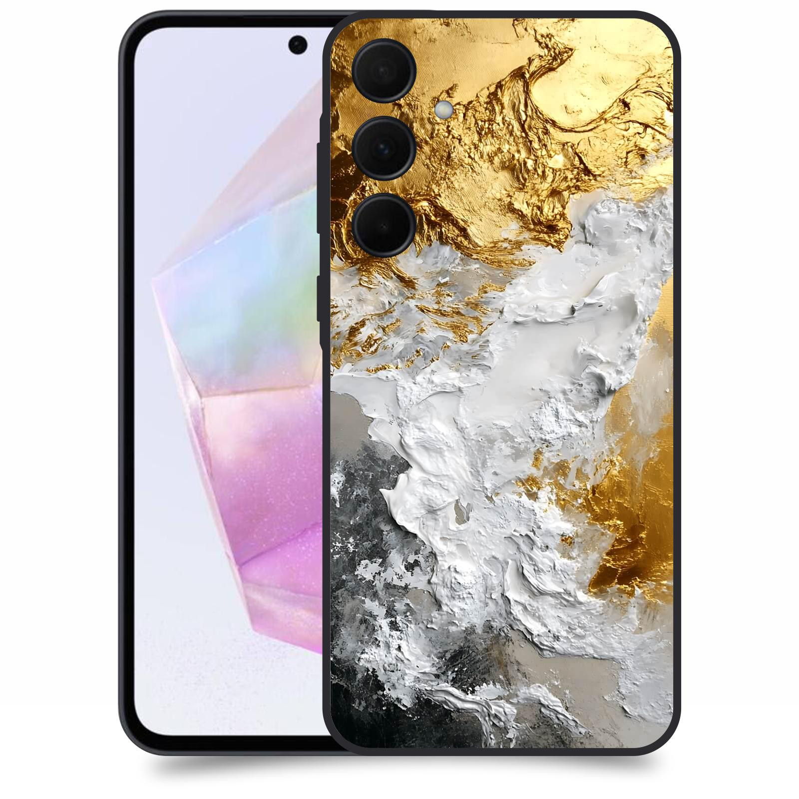 ACOVER Kryt na mobil Samsung Galaxy A35 5G - Liquid Gold VI