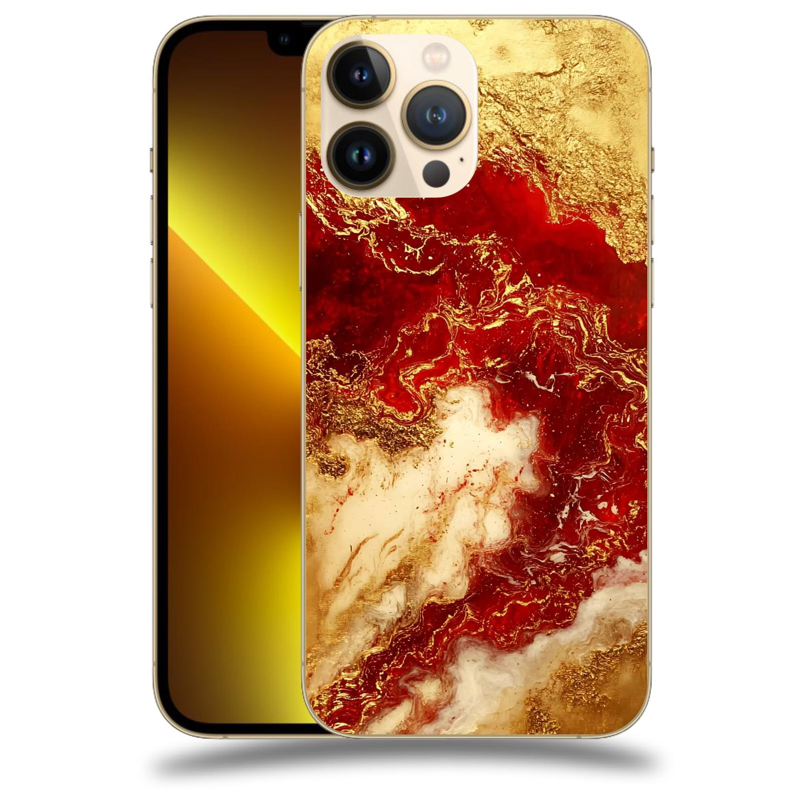 ACOVER Kryt na mobil Apple iPhone 13 Pro - Golden Blood I
