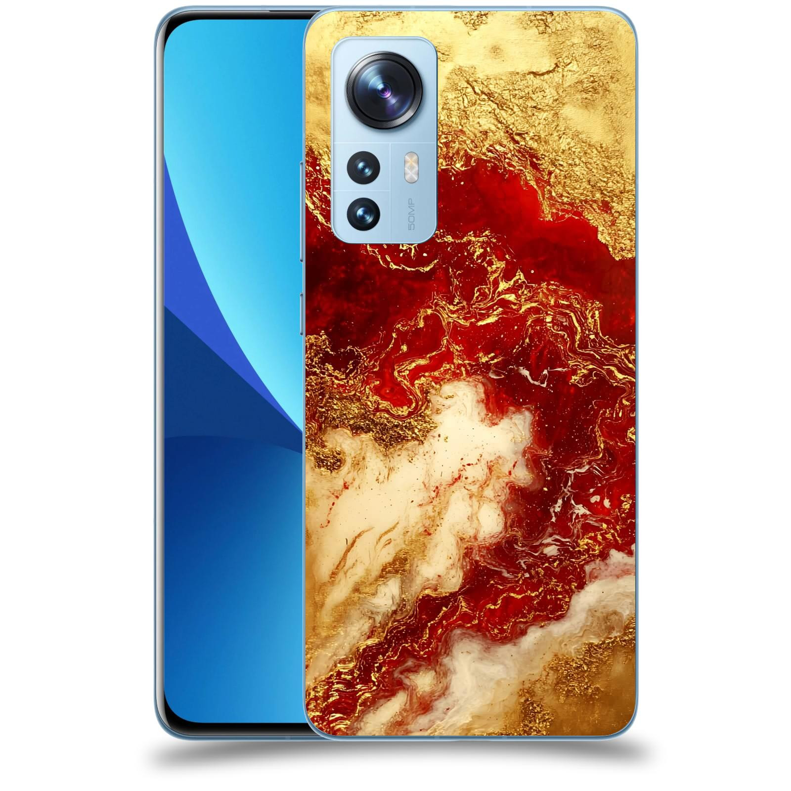 ACOVER Kryt na mobil Xiaomi 12X - Golden Blood I