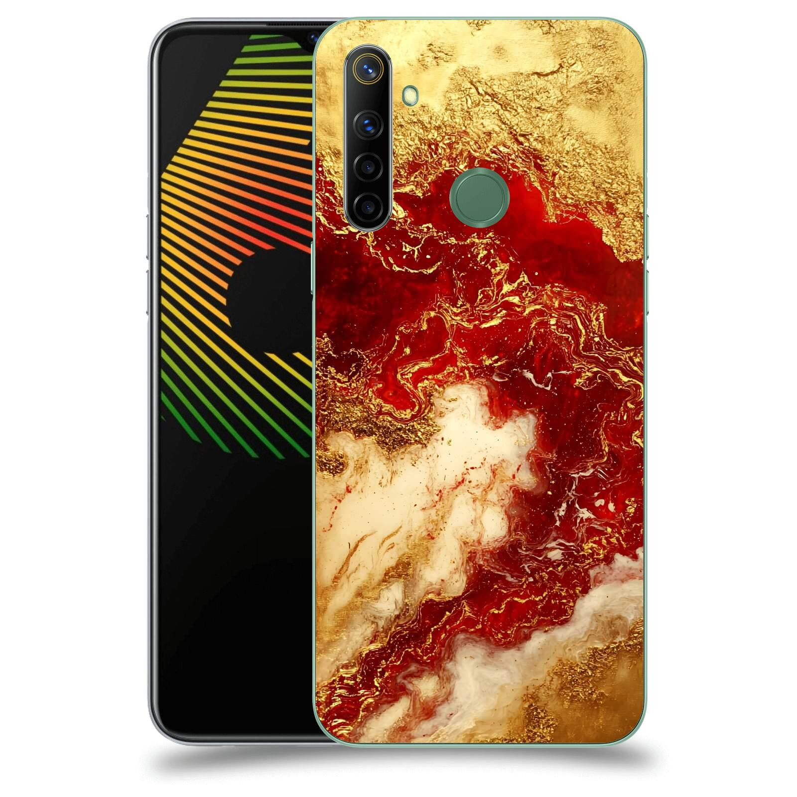 ACOVER Kryt na mobil Realme 6i - Golden Blood I
