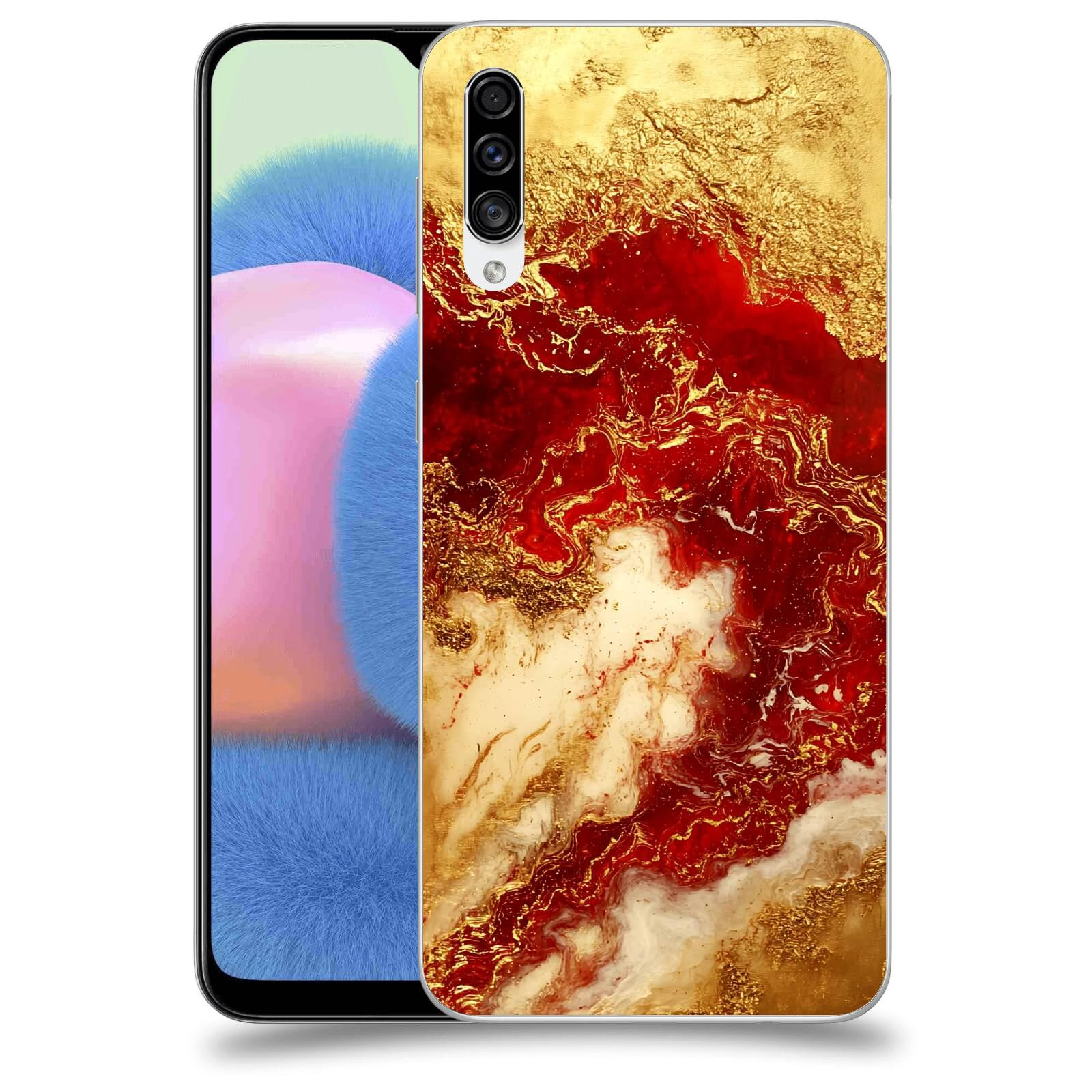 ACOVER Kryt na mobil Samsung Galaxy A30s A307F - Golden Blood I
