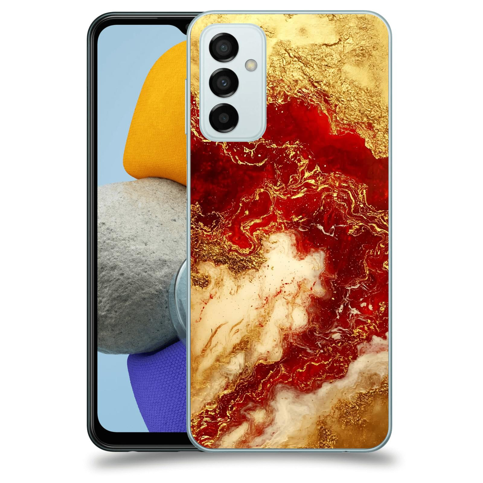 ACOVER Kryt na mobil Samsung Galaxy M23 5G - Golden Blood I