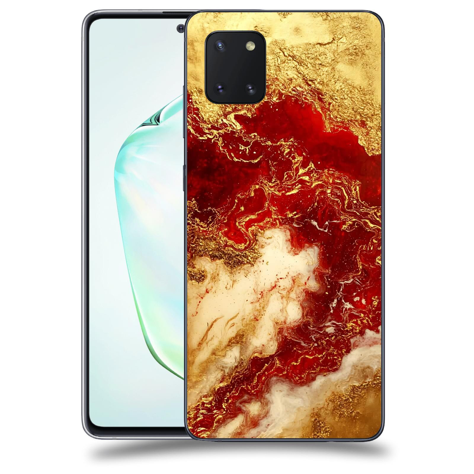 ACOVER Kryt na mobil Samsung Galaxy Note 10 Lite N770F - Golden Blood I