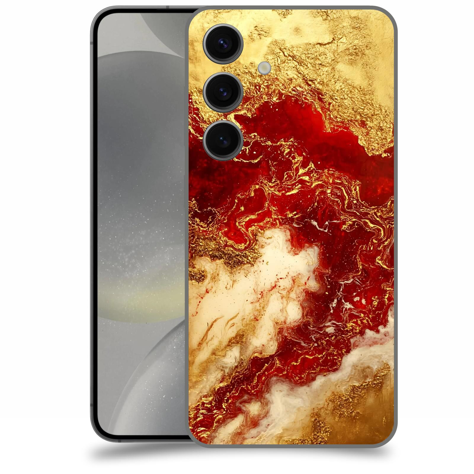 ACOVER Kryt na mobil Samsung Galaxy S24 - Golden Blood I
