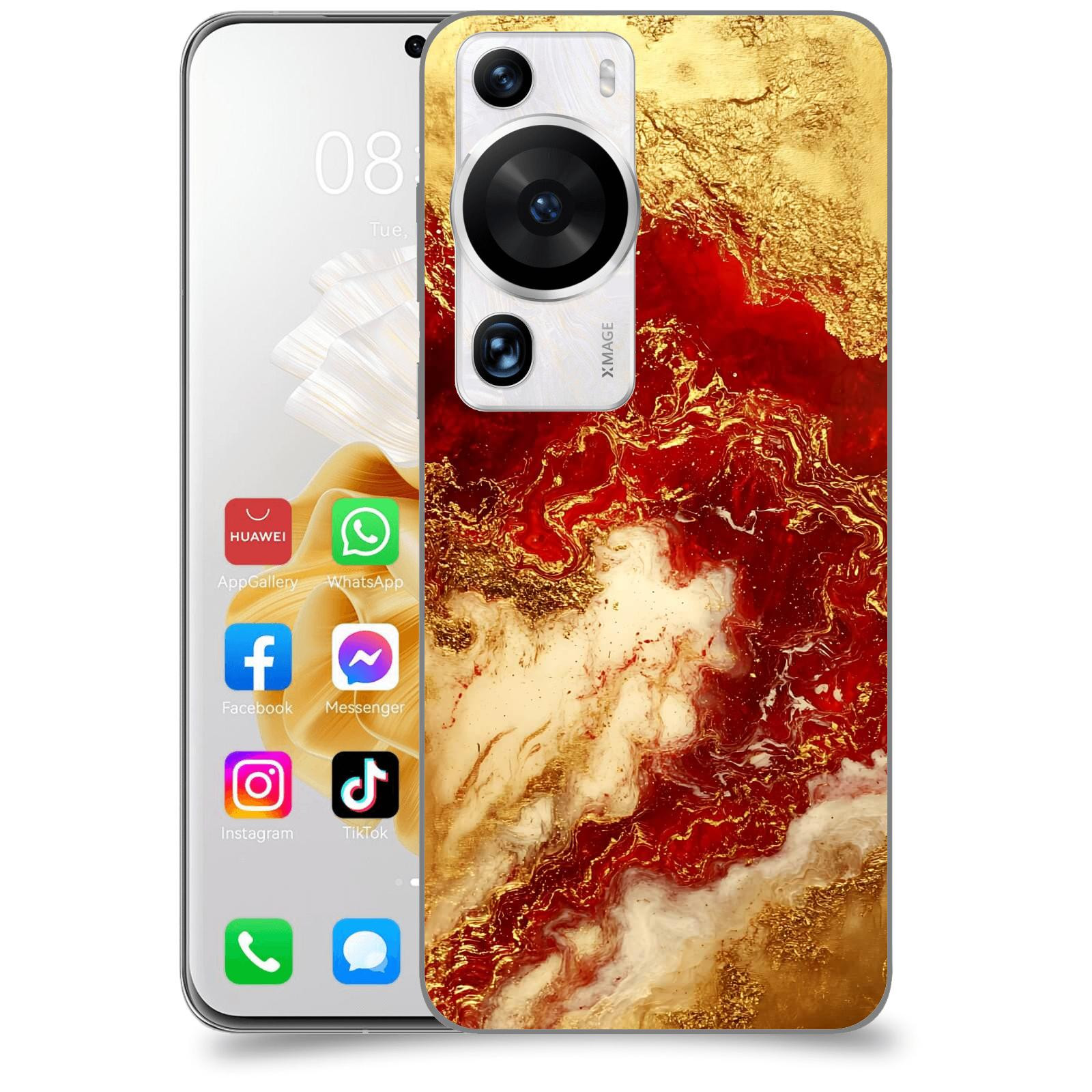 ACOVER Kryt na mobil Huawei P60 Pro - Golden Blood I