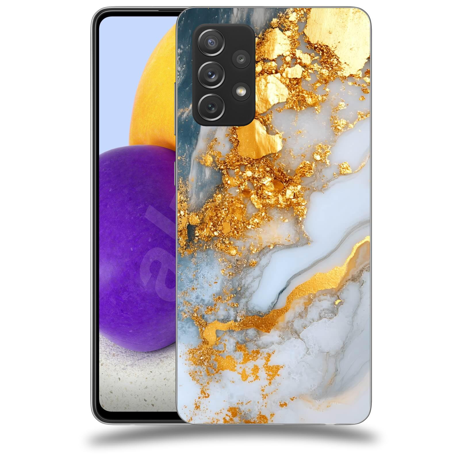 ACOVER Kryt na mobil Samsung Galaxy A73 5G - Liquid Gold VII