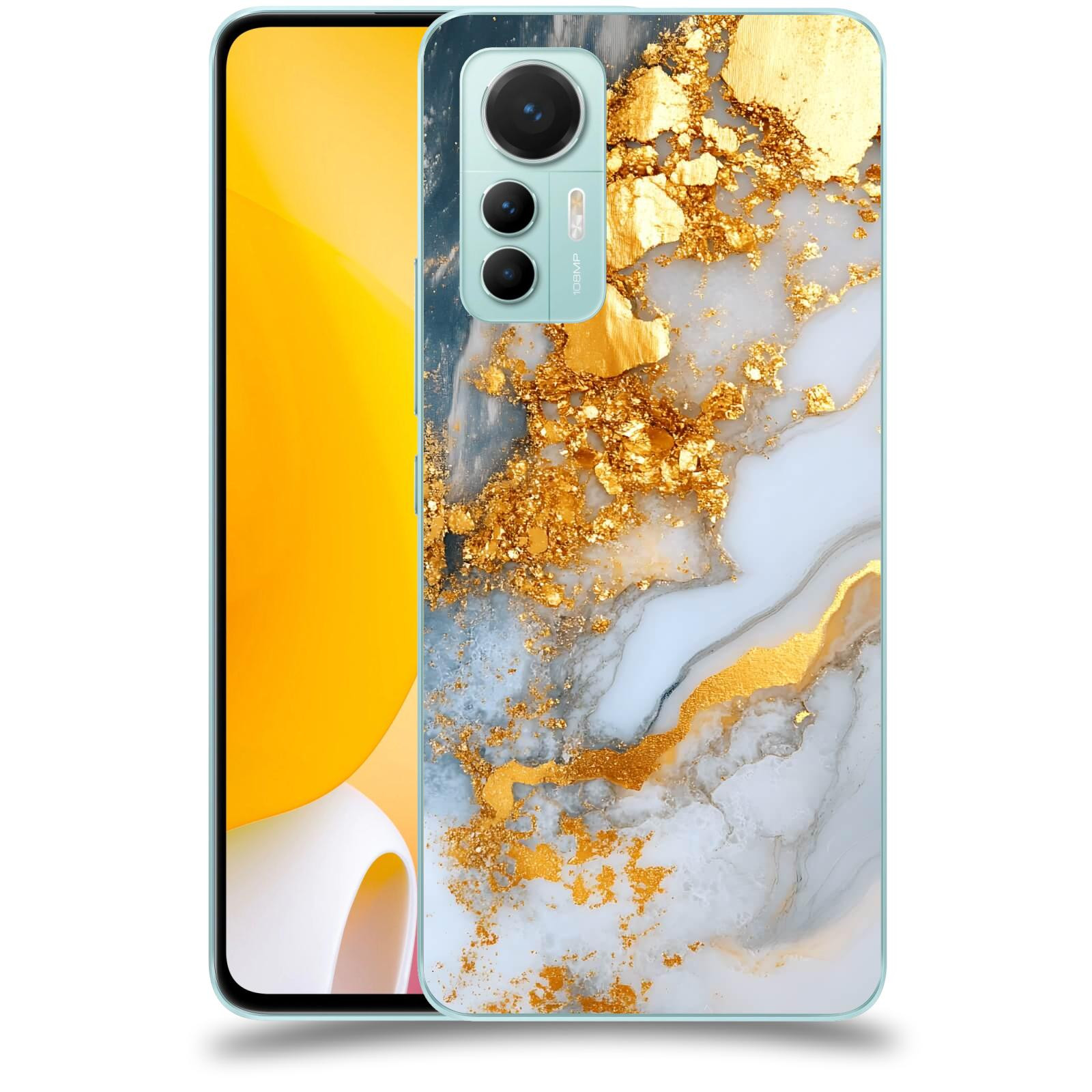 ACOVER Kryt na mobil Xiaomi 12 Lite - Liquid Gold VII