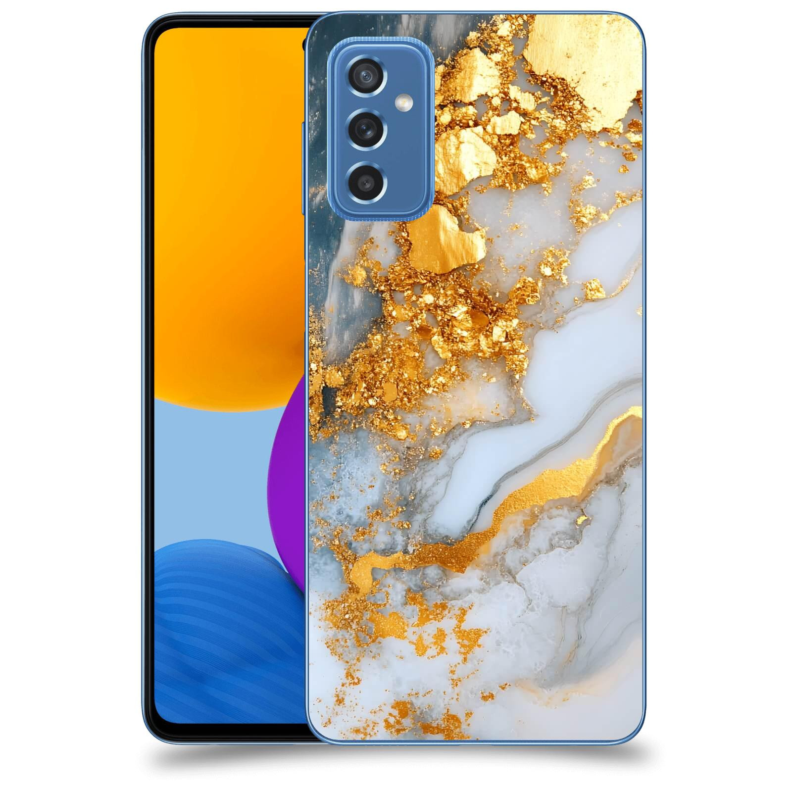 ACOVER Kryt na mobil Samsung Galaxy M52 5G - Liquid Gold VII