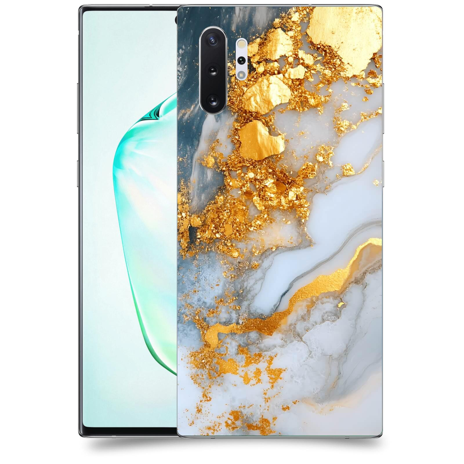 ACOVER Kryt na mobil Samsung Galaxy Note 10+ N975F - Liquid Gold VII