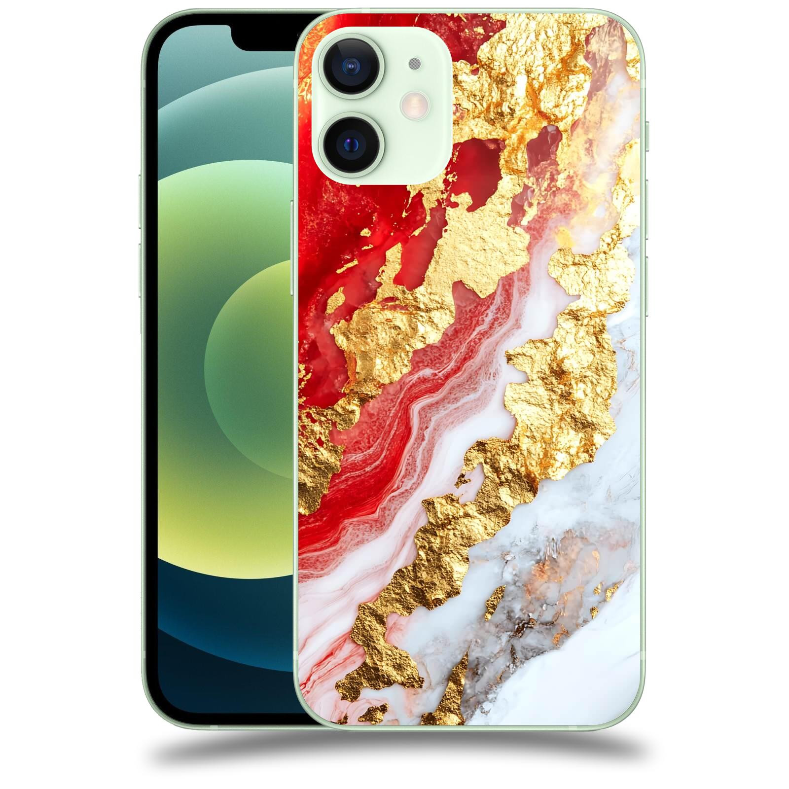 ACOVER Kryt na mobil Apple iPhone 12 mini - Golden Blood II