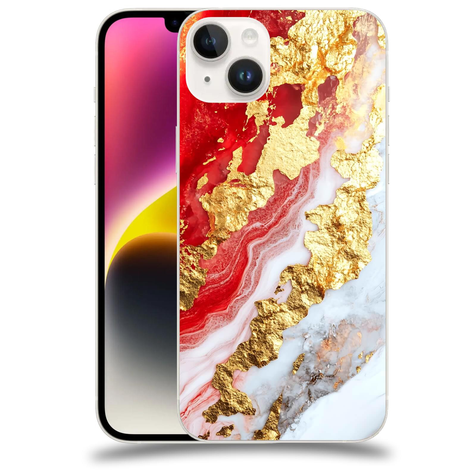 ACOVER Kryt na mobil Apple iPhone 14 Plus - Golden Blood II