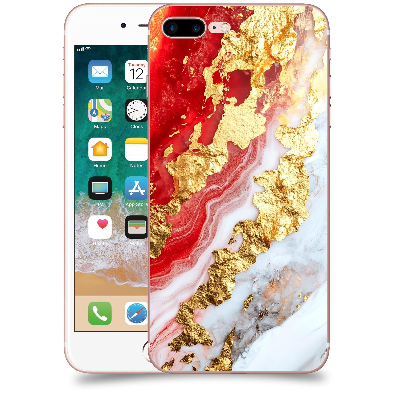 ACOVER Kryt na mobil Apple iPhone 7 Plus - Golden Blood II