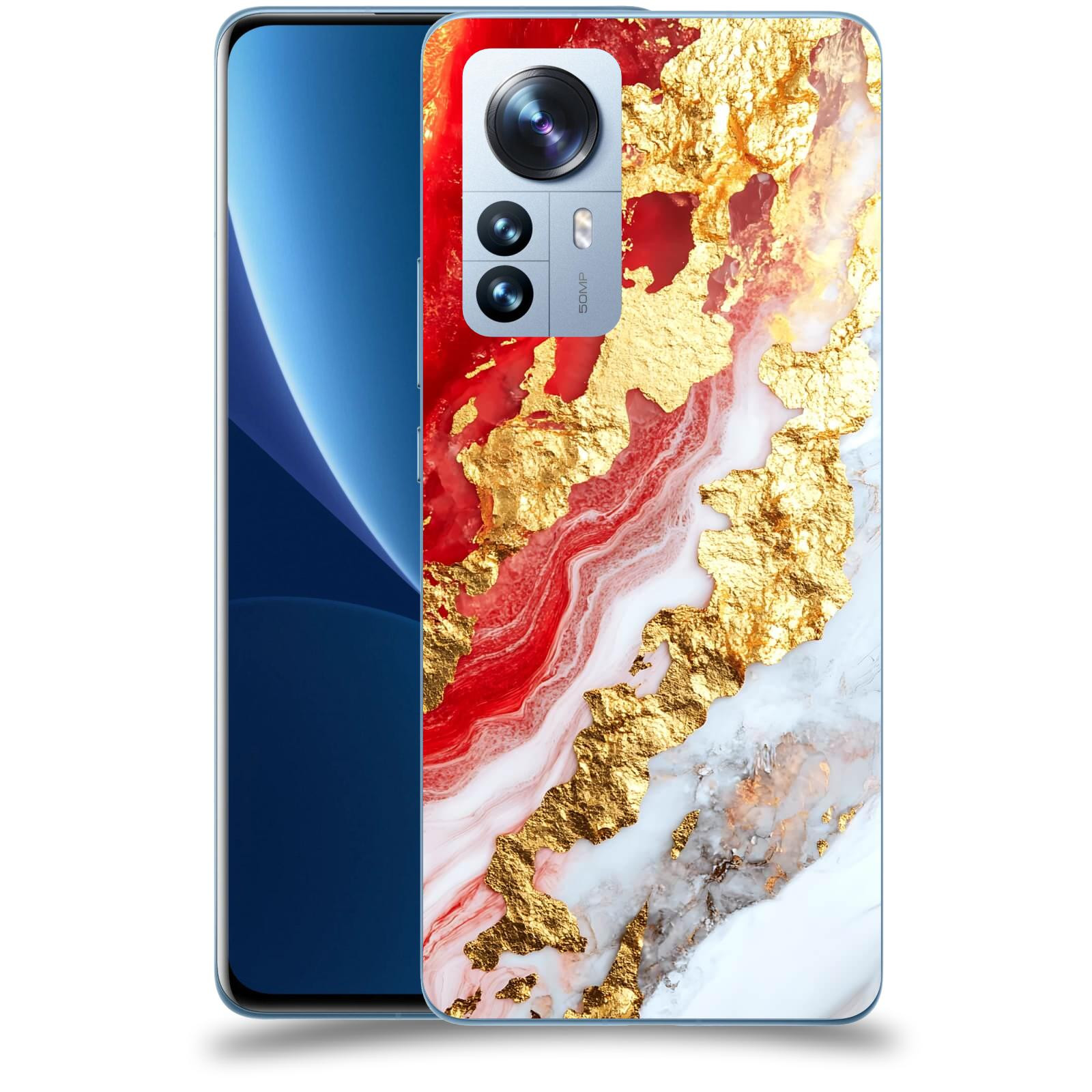 ACOVER Kryt na mobil Xiaomi 12 Pro - Golden Blood II