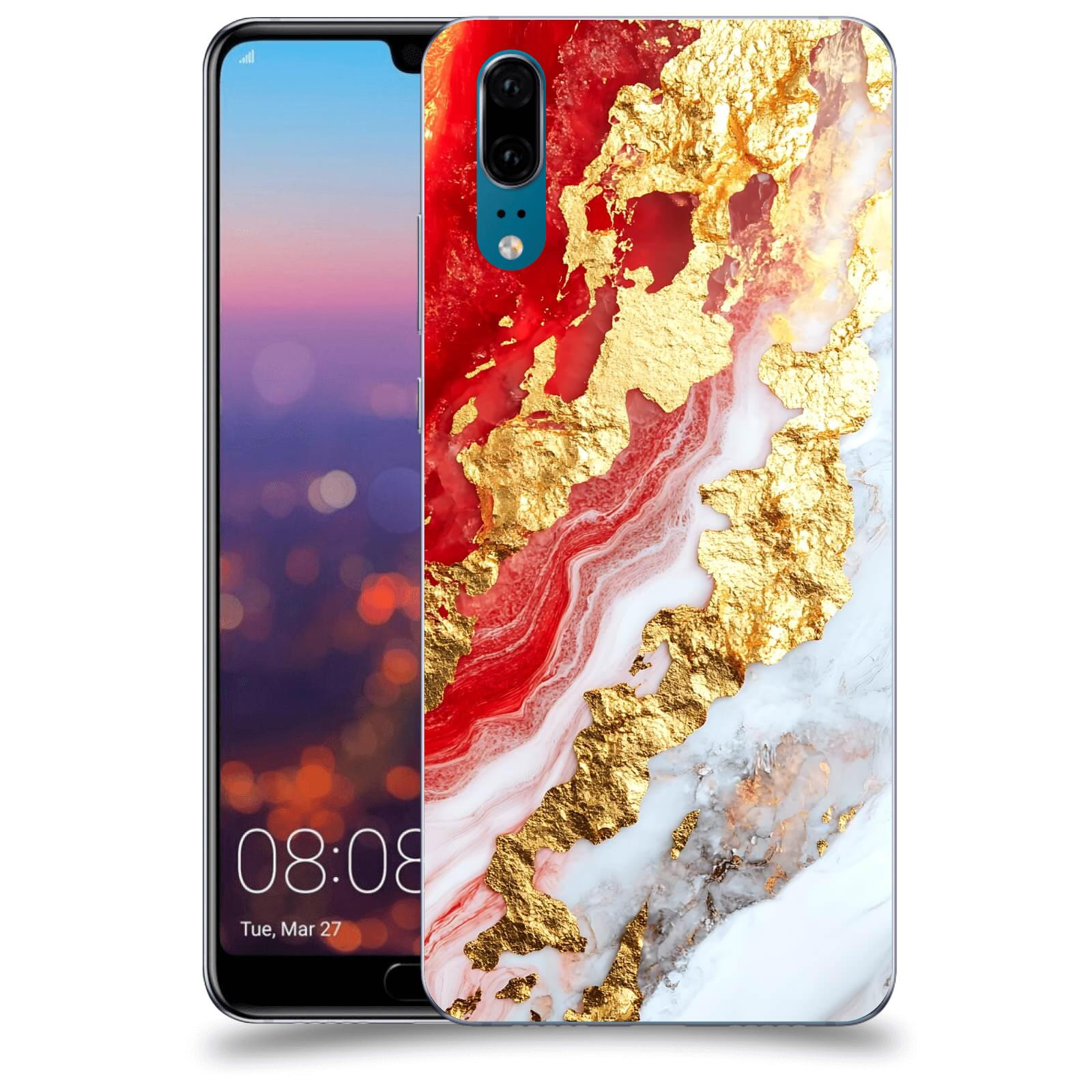 ACOVER Kryt na mobil Huawei P20 - Golden Blood II