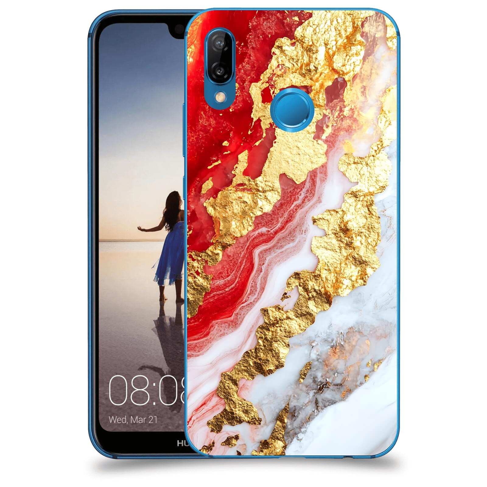 ACOVER Kryt na mobil Huawei P20 Lite - Golden Blood II