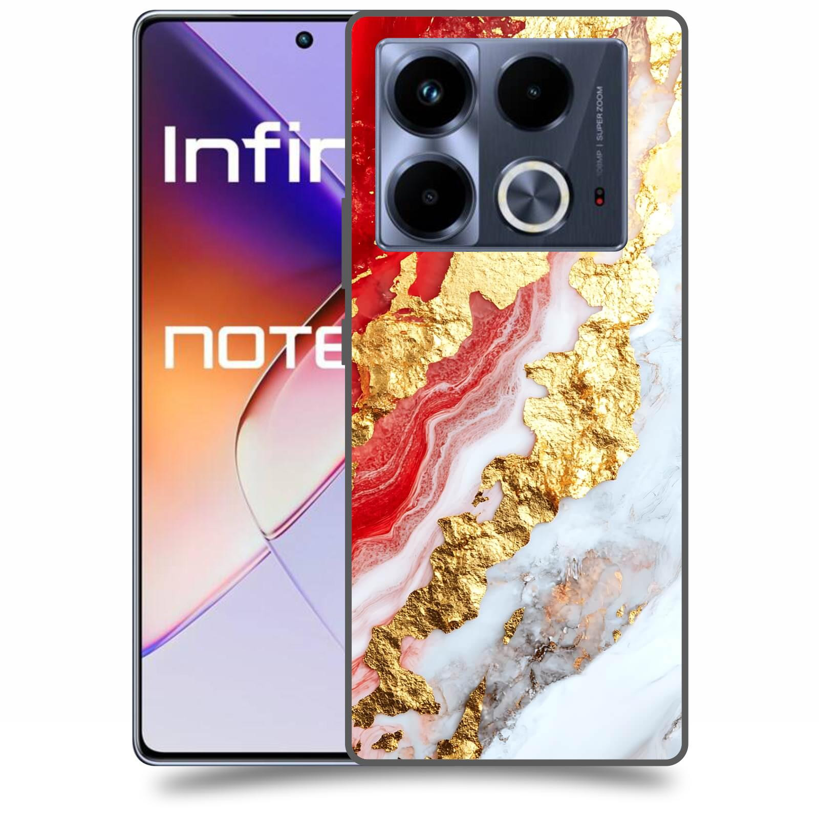 ACOVER Kryt na mobil Infinix Note 40 - Golden Blood II