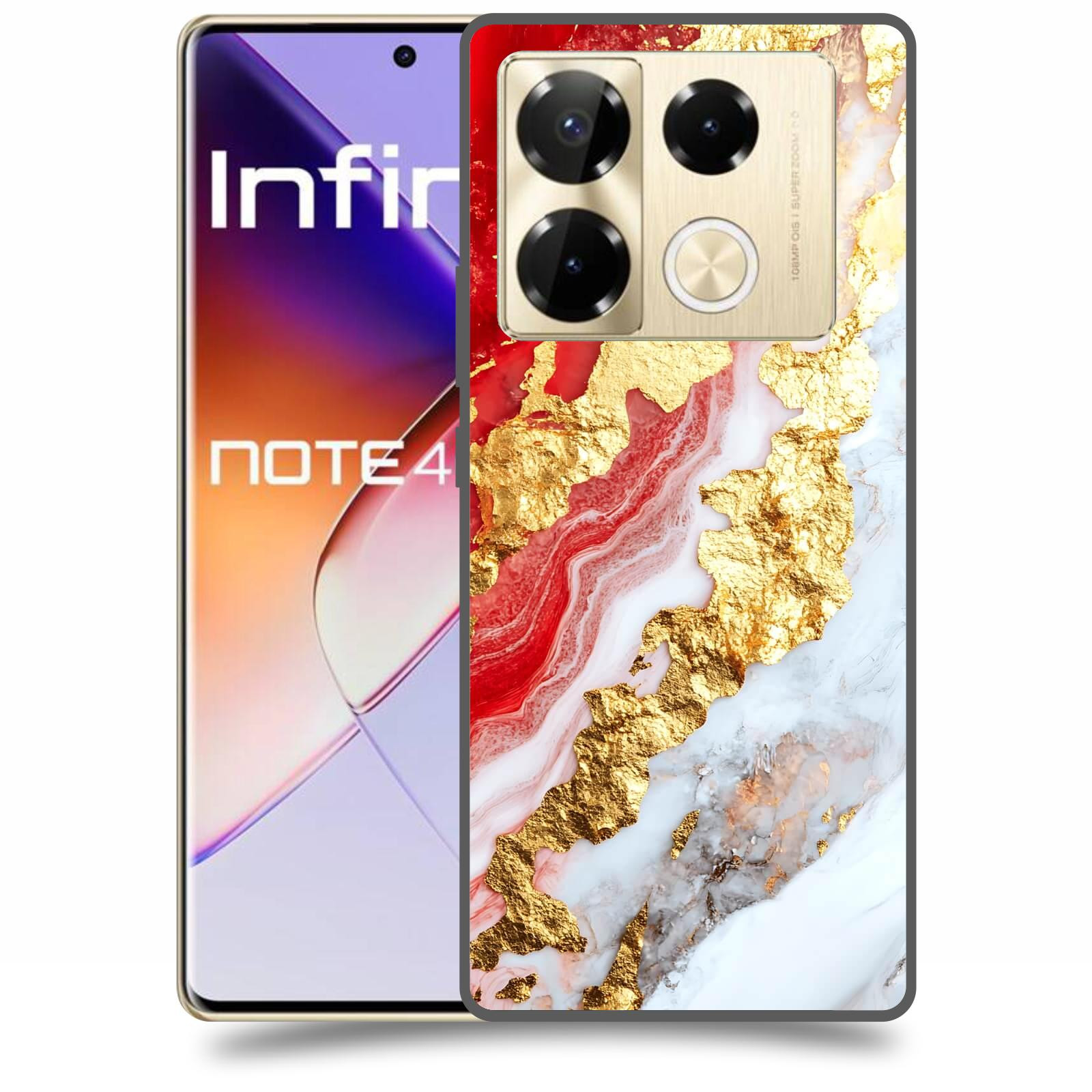 ACOVER Kryt na mobil Infinix Note 40 PRO - Golden Blood II