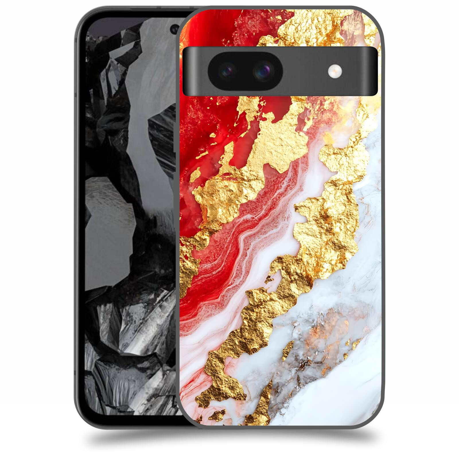 ACOVER Kryt na mobil Google Pixel 8A - Golden Blood II