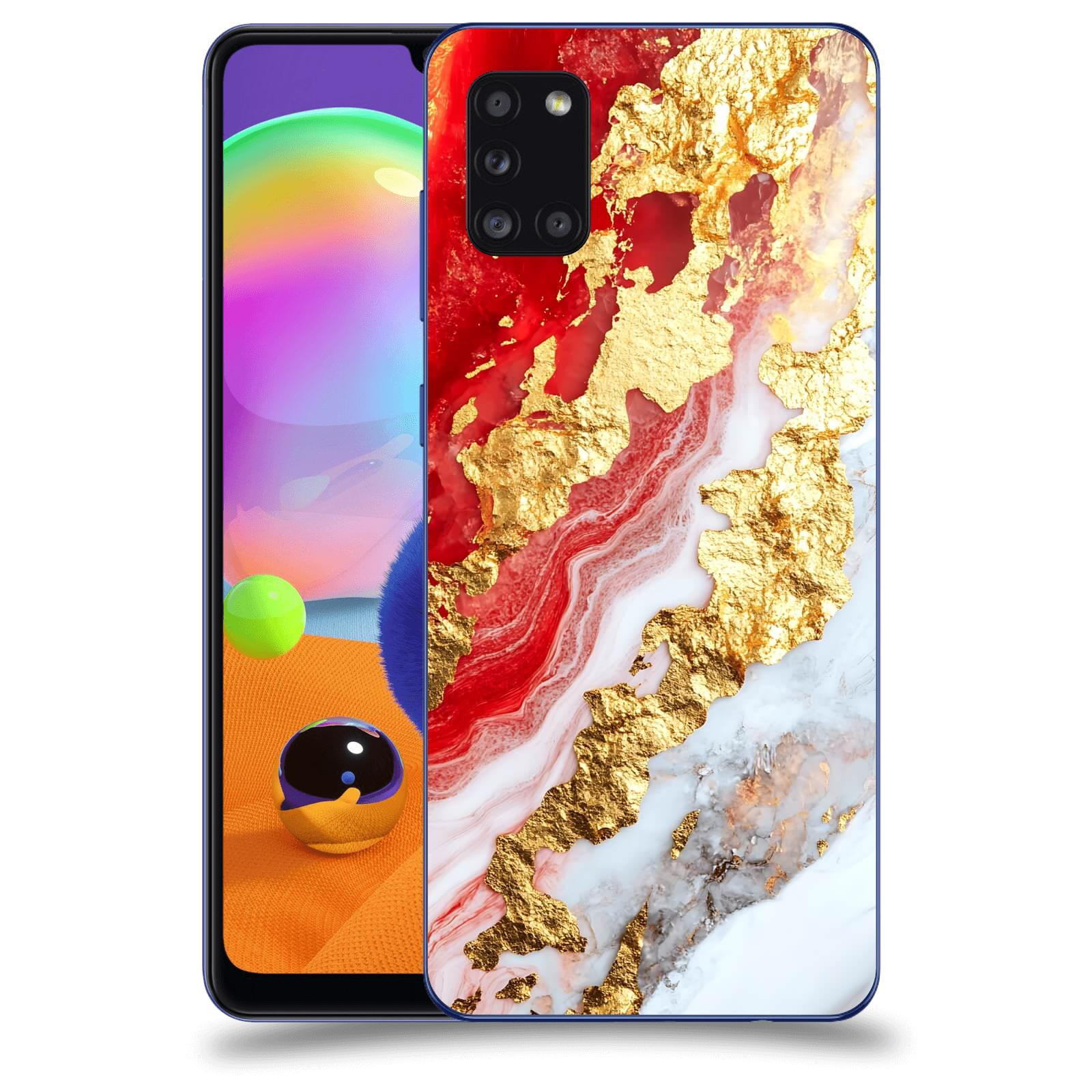 ACOVER Kryt na mobil Samsung Galaxy A31 A315F - Golden Blood II