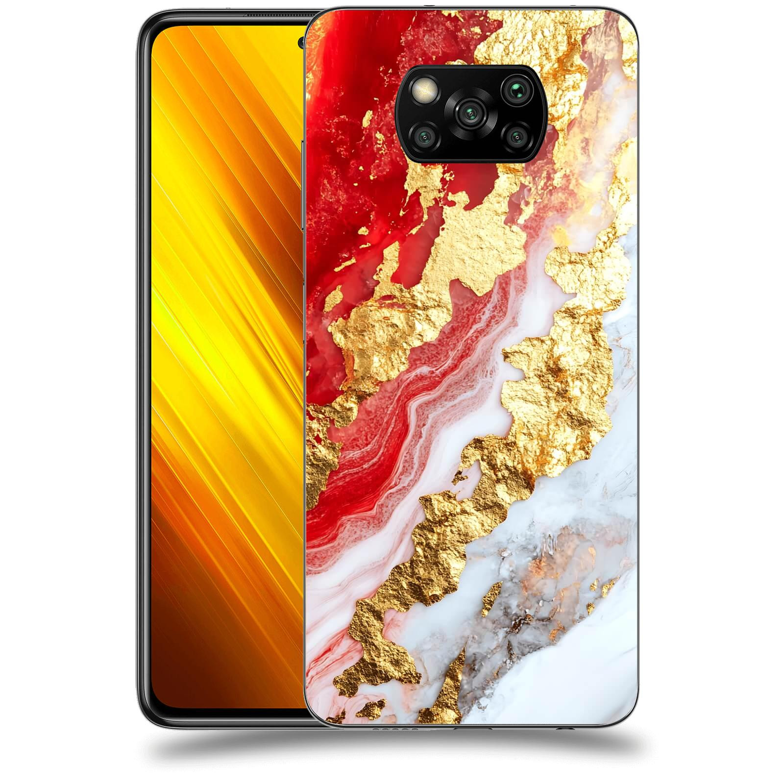 ACOVER Kryt na mobil Xiaomi Poco X3 - Golden Blood II