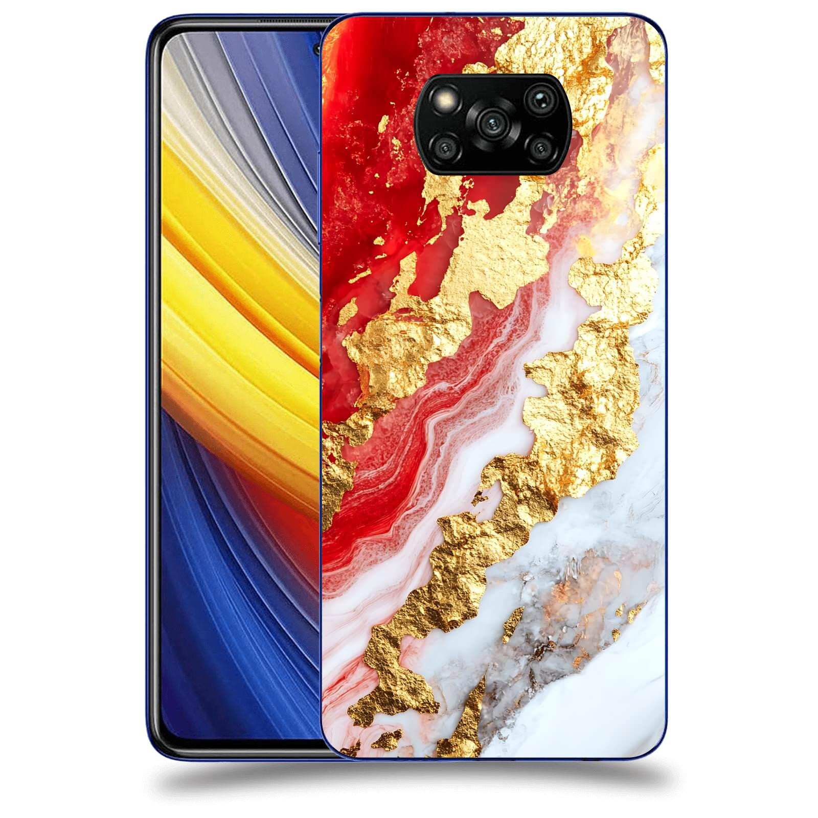 ACOVER Kryt na mobil Xiaomi Poco X3 Pro - Golden Blood II