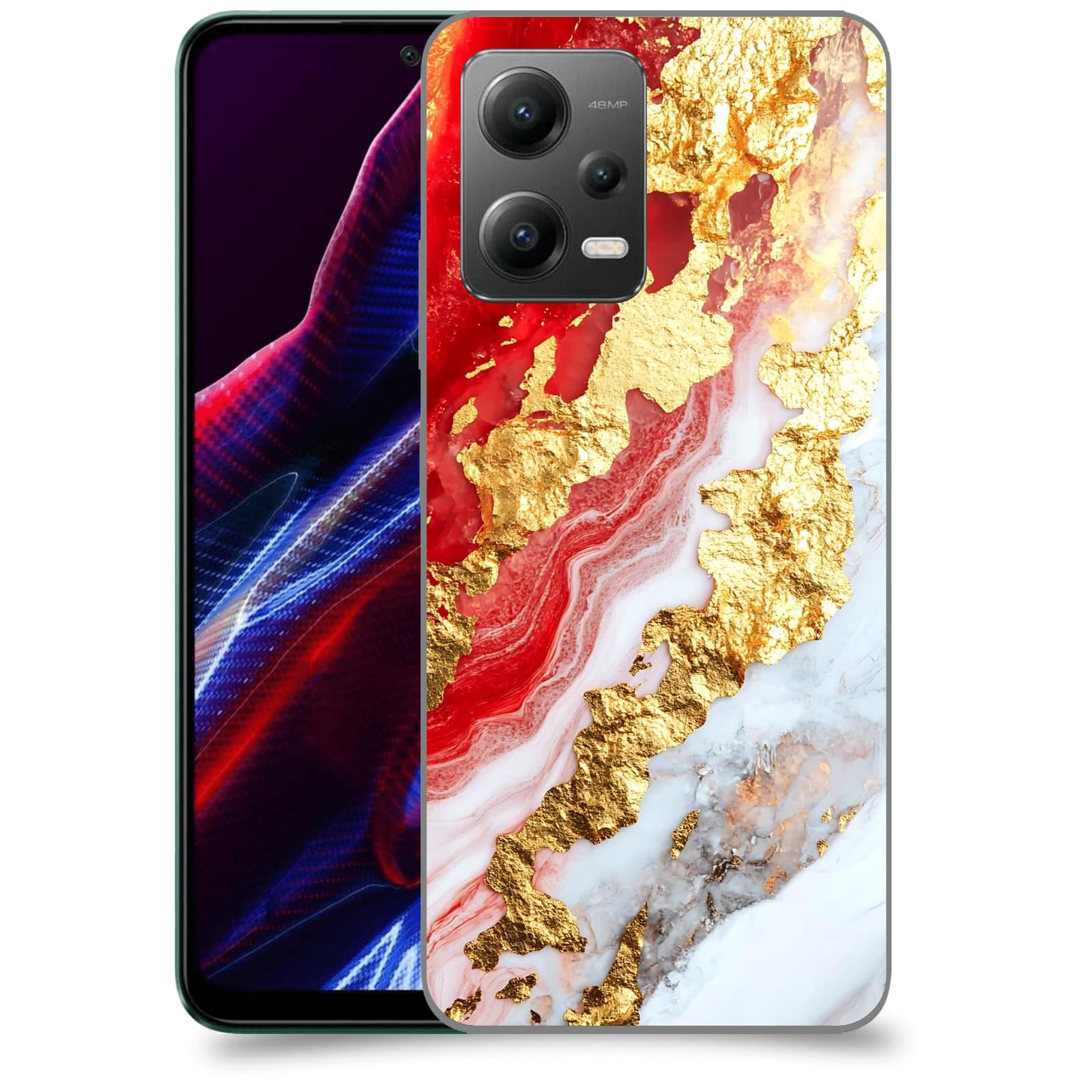 ACOVER Kryt na mobil Xiaomi Poco X5 - Golden Blood II