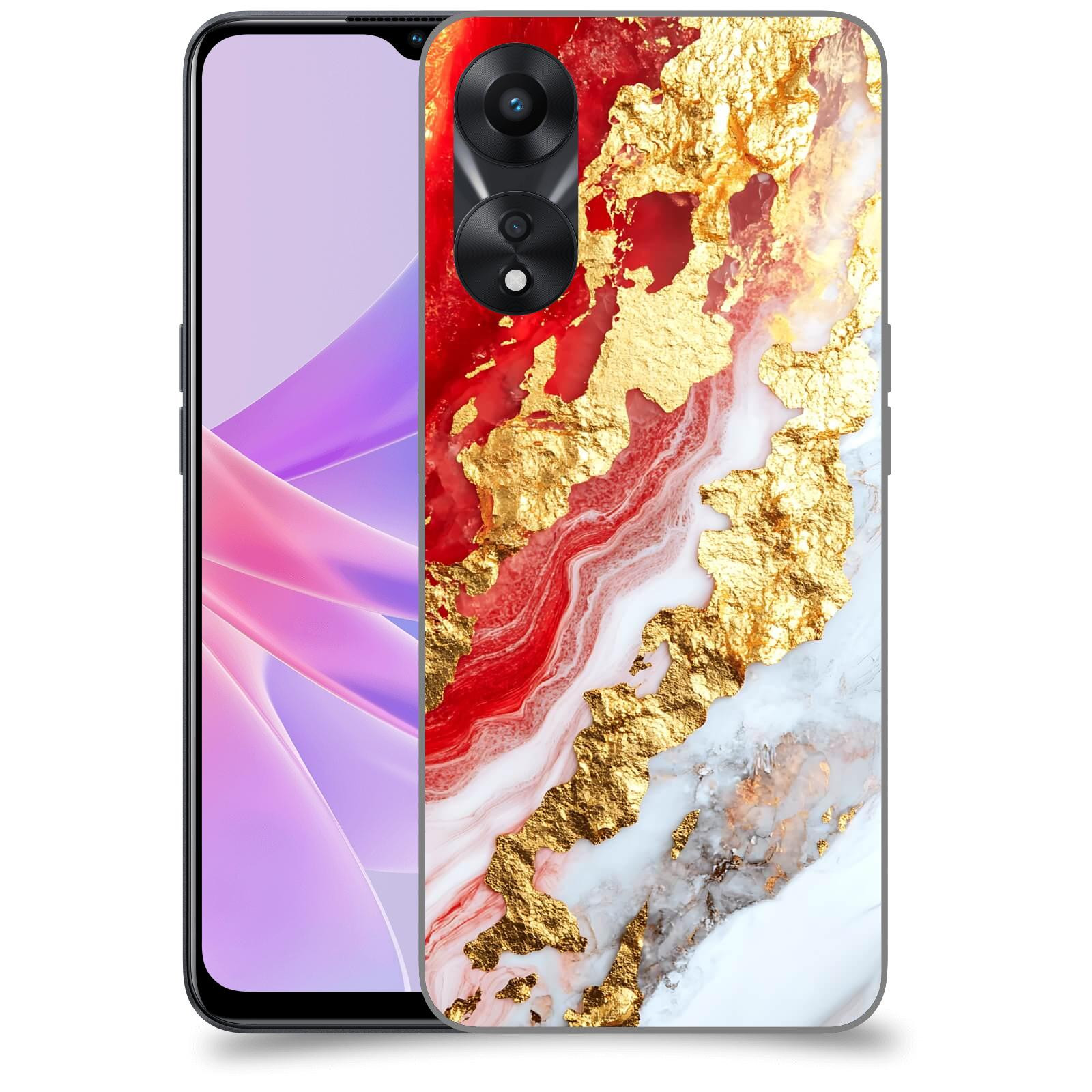 ACOVER Kryt na mobil OPPO A78 5G - Golden Blood II