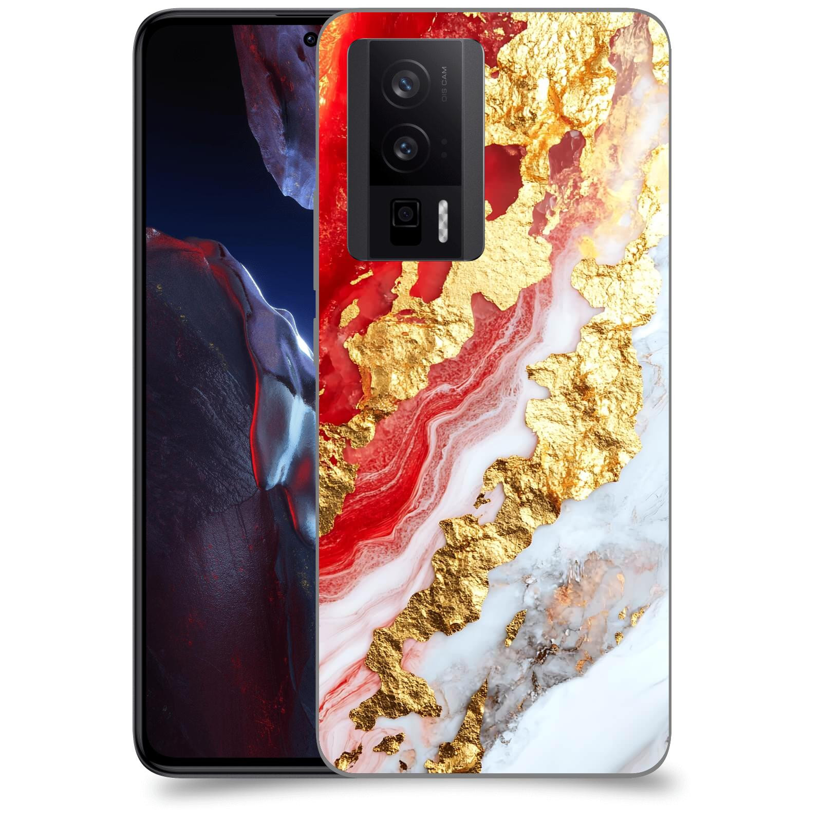 ACOVER Kryt na mobil Xiaomi Poco F5 Pro 5G - Golden Blood II