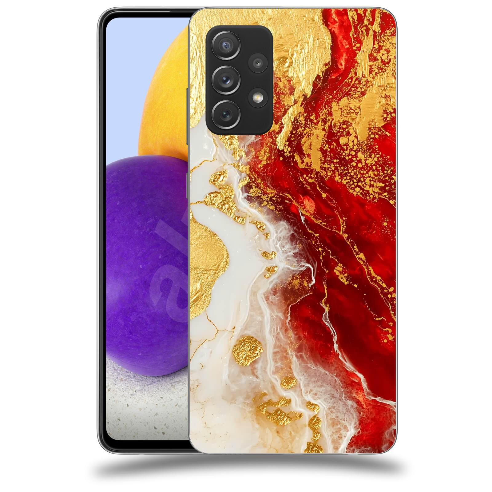 ACOVER Kryt na mobil Samsung Galaxy A73 5G - Golden Blood III
