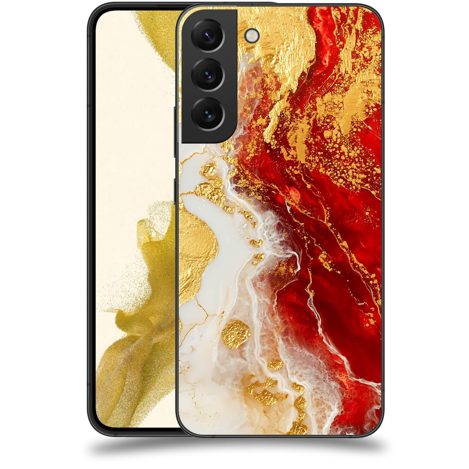 ACOVER Kryt na mobil Samsung Galaxy S22+ 5G - Golden Blood III