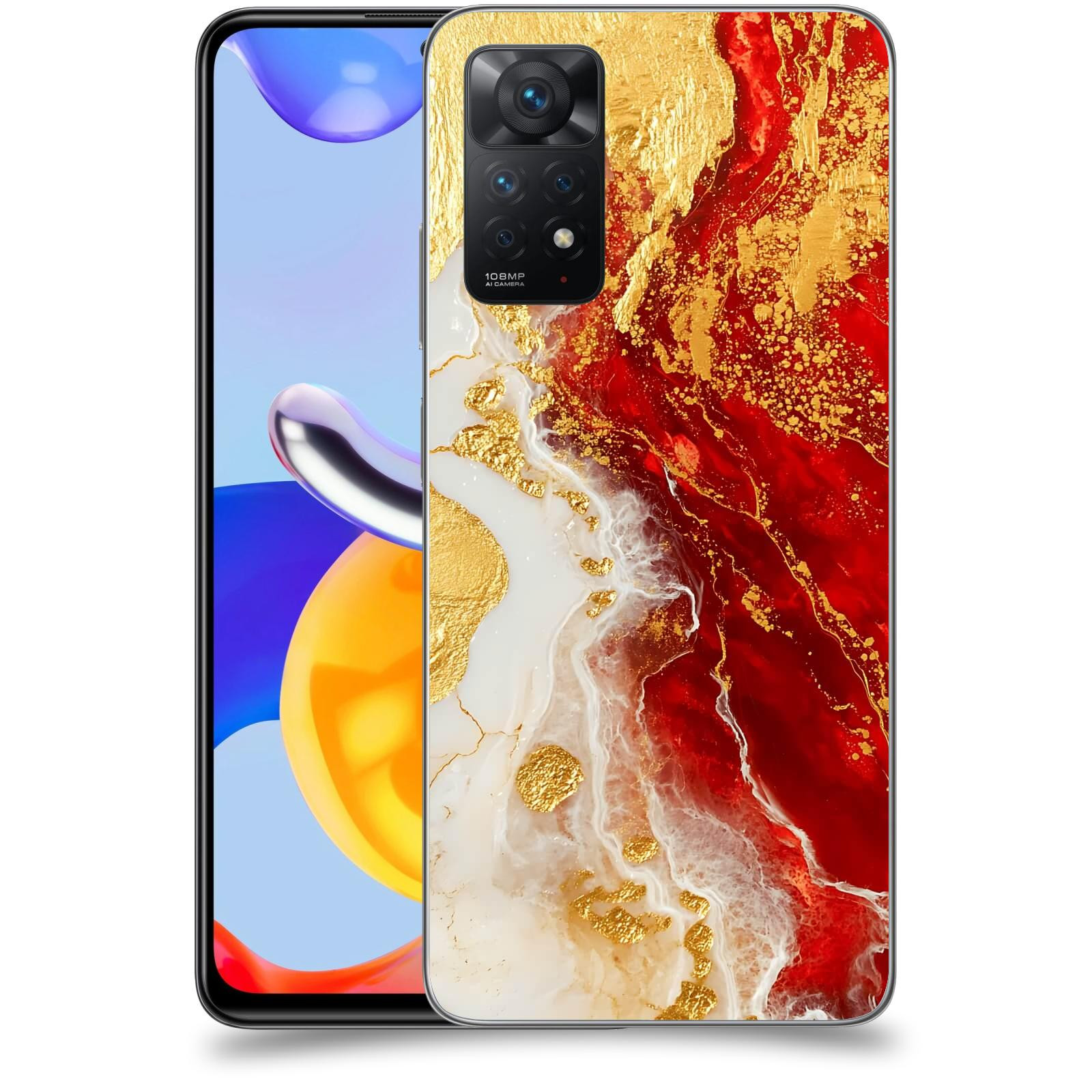ACOVER Kryt na mobil Xiaomi Redmi Note 11 Pro - Golden Blood III