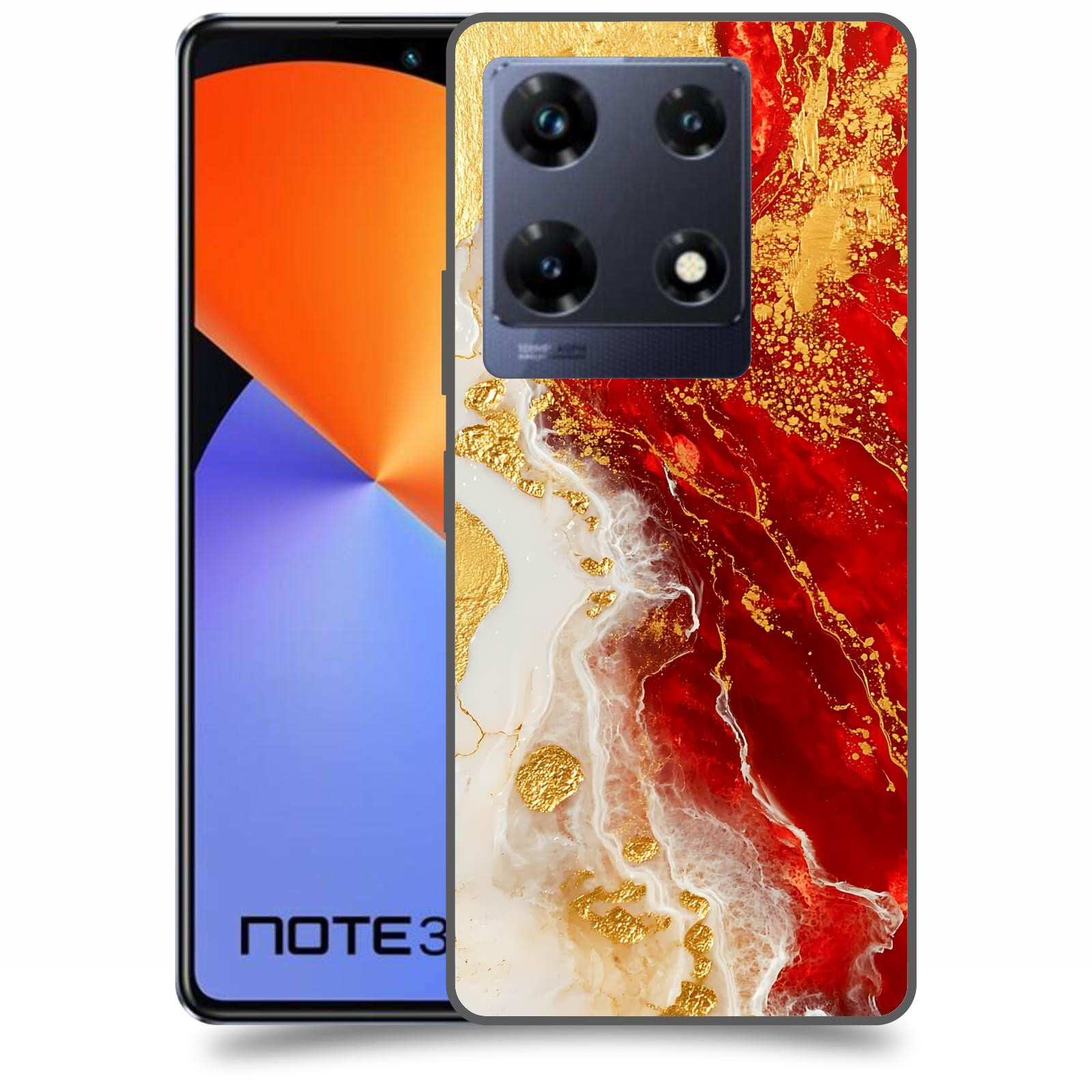 ACOVER Kryt na mobil Infinix Note 30 PRO - Golden Blood III