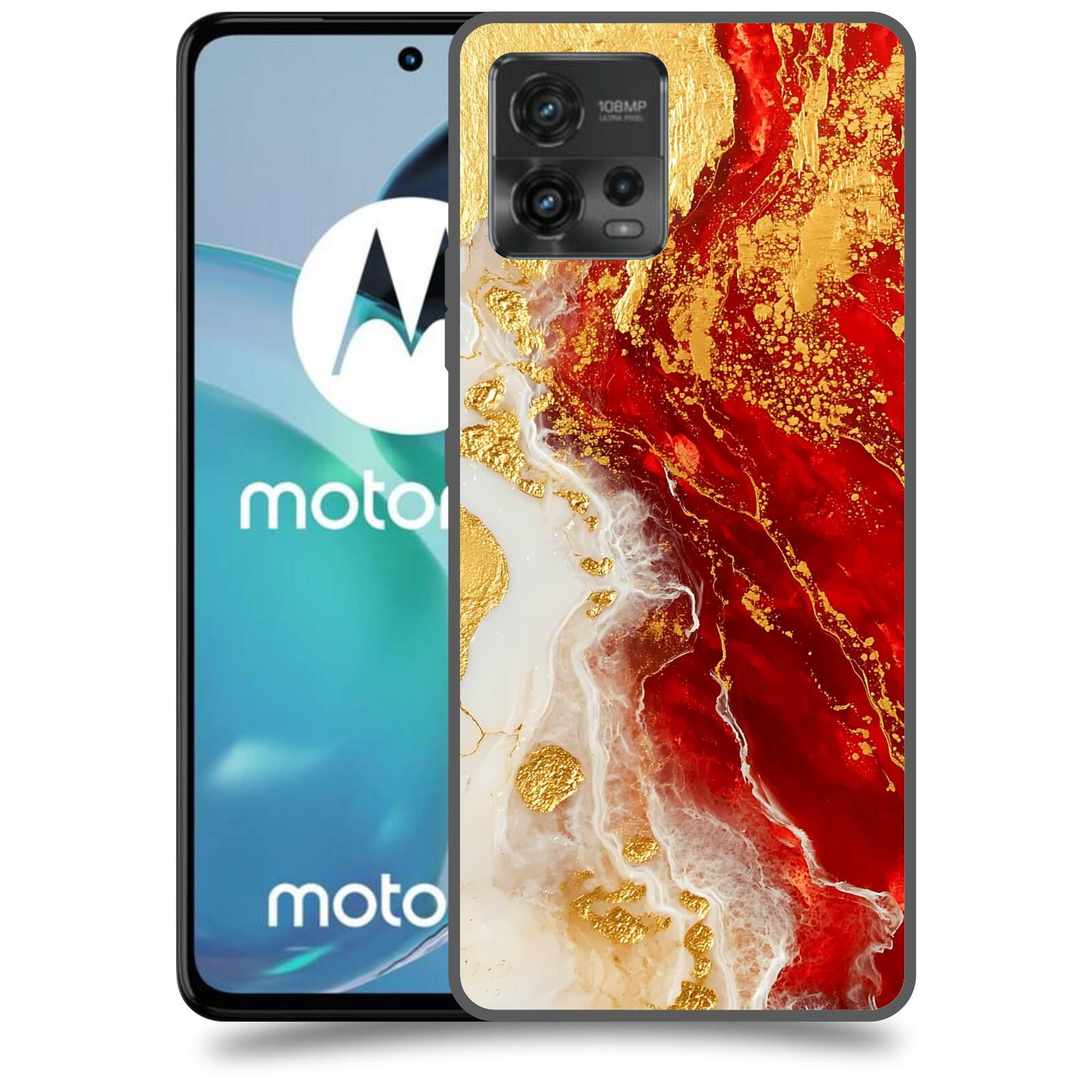 ACOVER Kryt na mobil Motorola Moto G72 - Golden Blood III