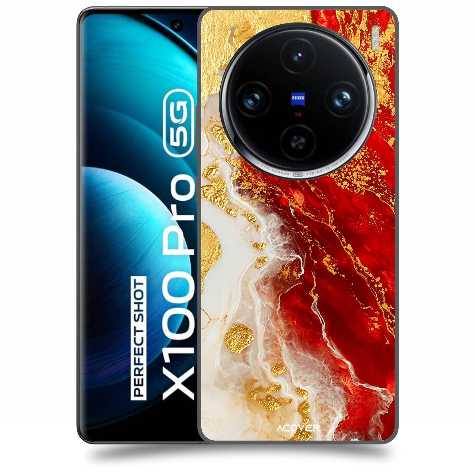 ACOVER Kryt na mobil Vivo X100 Pro - Golden Blood III