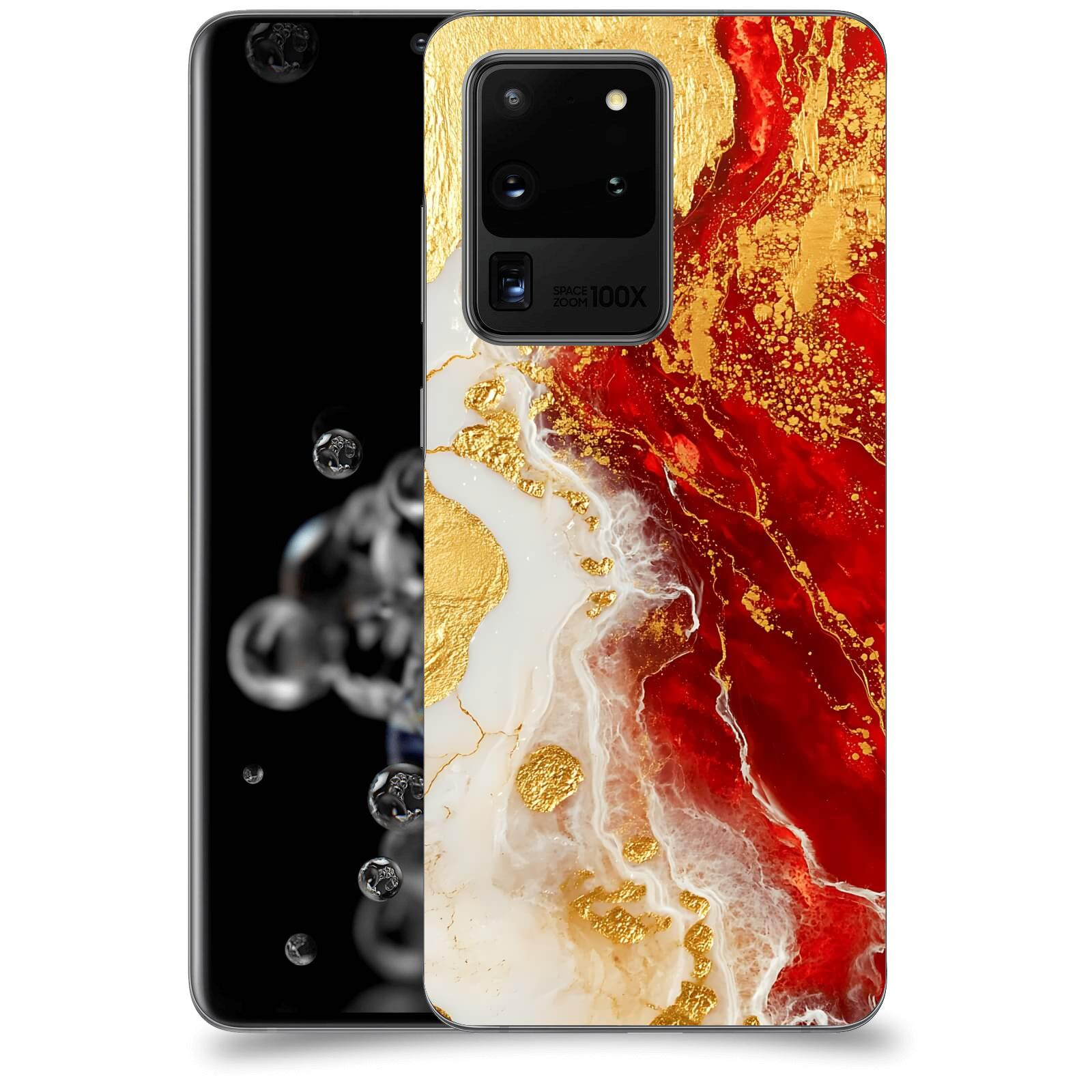 ACOVER Kryt na mobil Samsung Galaxy S20 Ultra 5G G988F - Golden Blood III