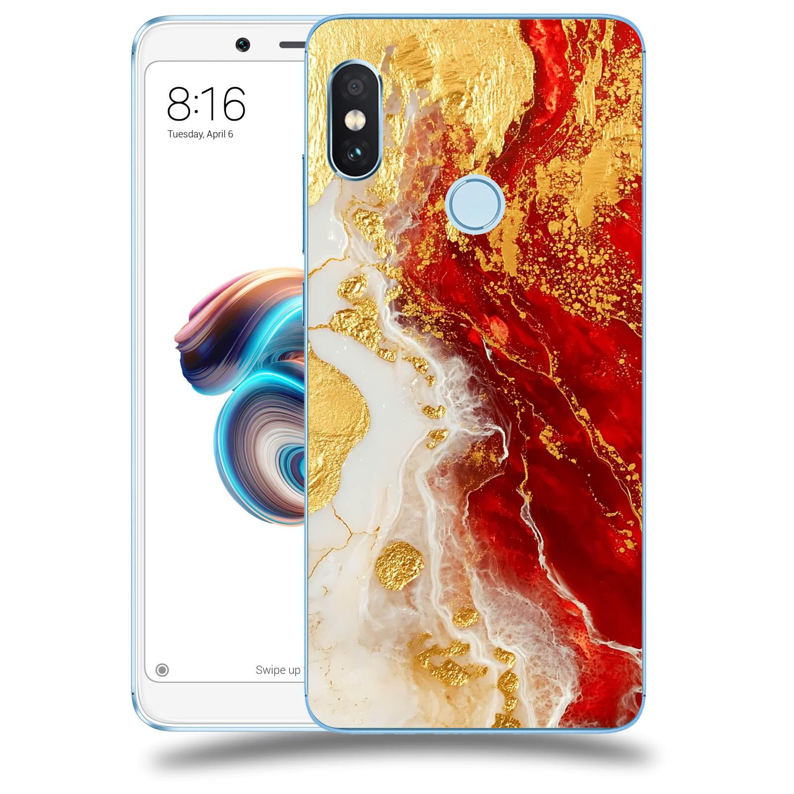ACOVER Kryt na mobil Xiaomi Redmi Note 5 Global - Golden Blood III
