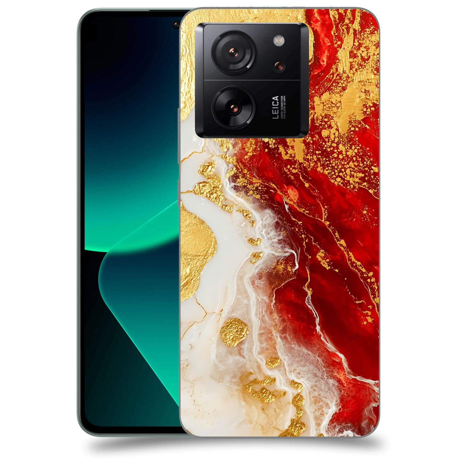 ACOVER Kryt na mobil Xiaomi 13T pro - Golden Blood III