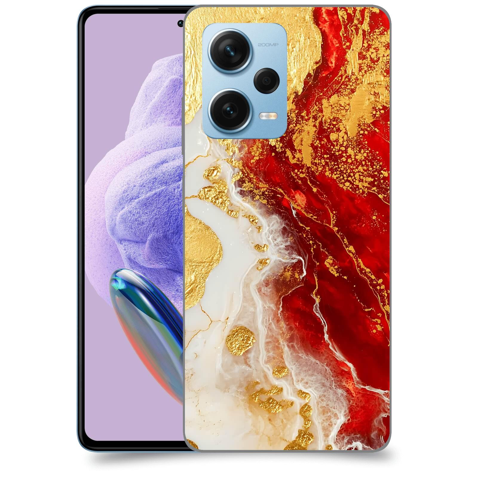 ACOVER Kryt na mobil Xiaomi Redmi Note 12 Pro+ 5G - Golden Blood III