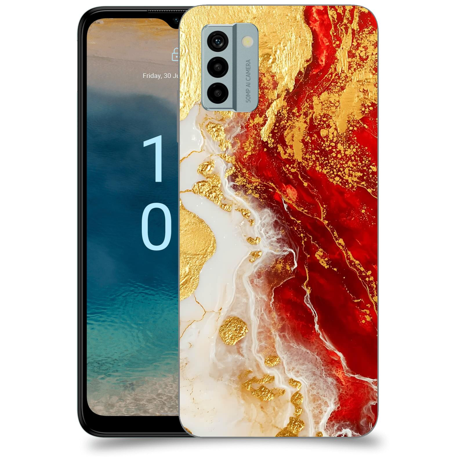 ACOVER Kryt na mobil Nokia G22 - Golden Blood III