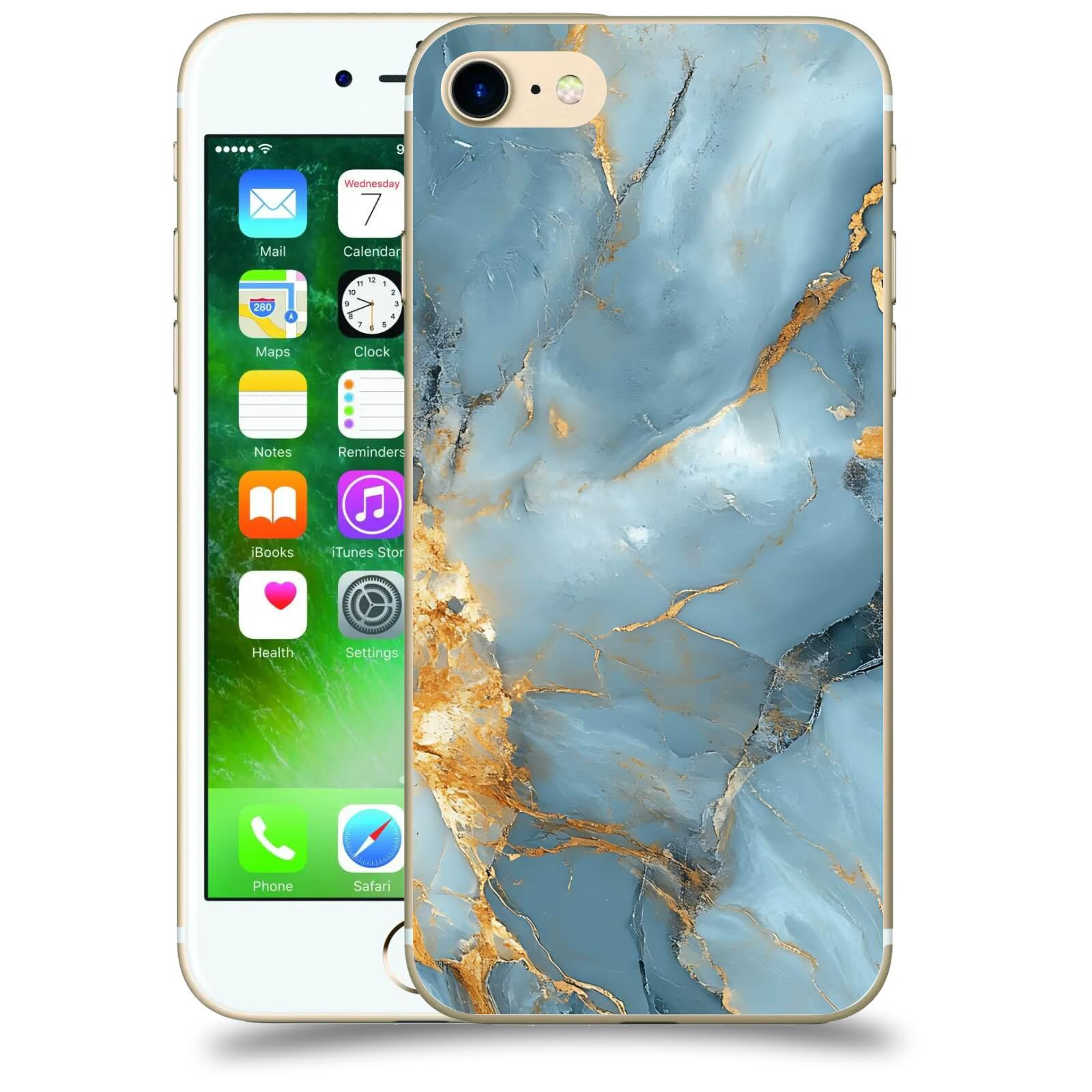 ACOVER Kryt na mobil Apple iPhone 7 - Ice Marble I
