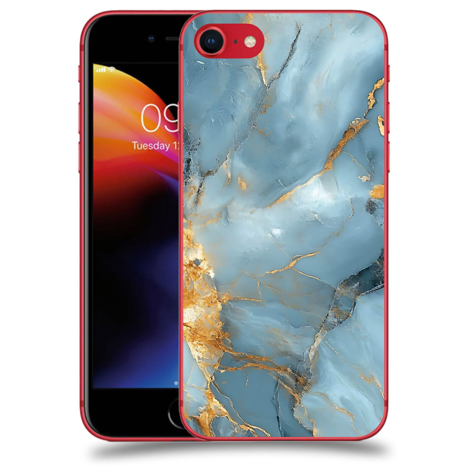 ACOVER Kryt na mobil Apple iPhone 8 - Ice Marble I