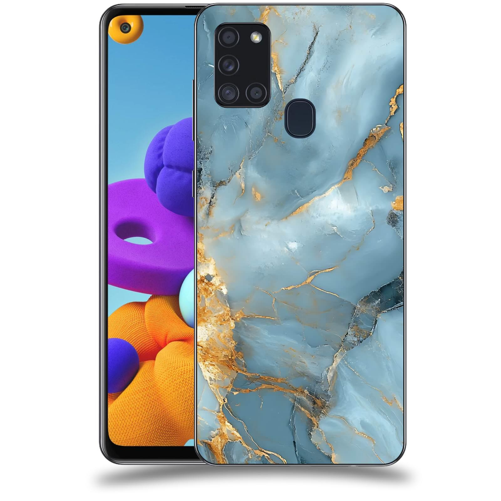 ACOVER Kryt na mobil Samsung Galaxy A21s - Ice Marble I