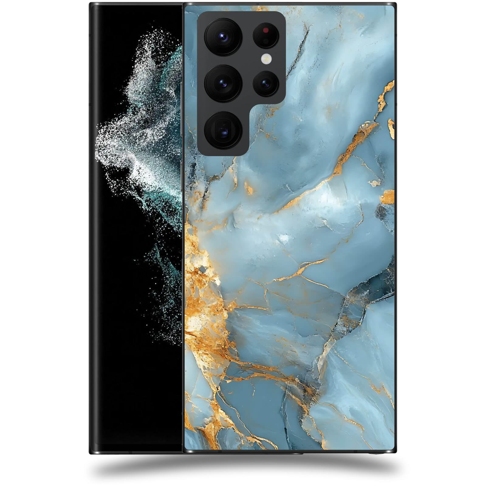 ACOVER Kryt na mobil Samsung Galaxy S22 Ultra 5G - Ice Marble I