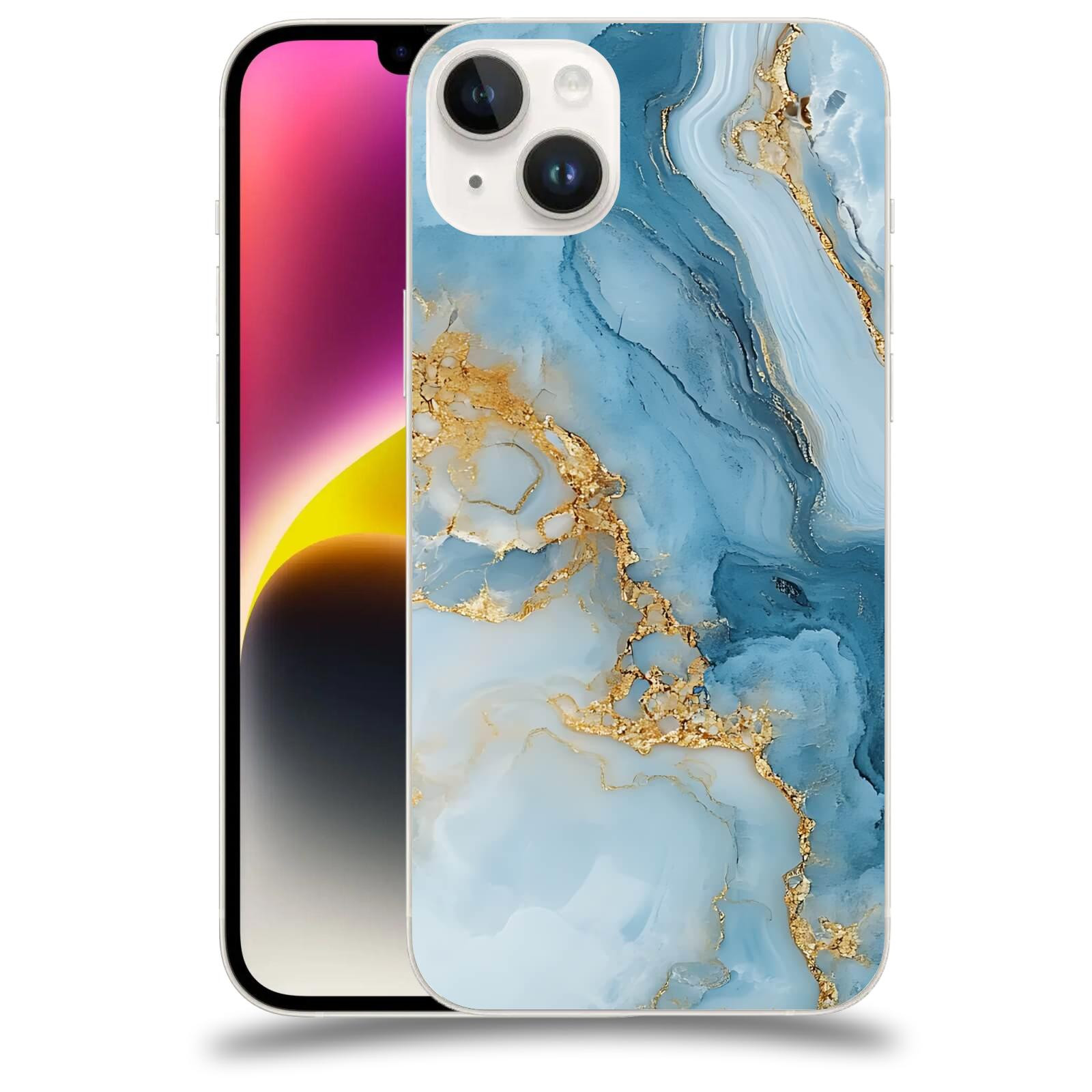 ACOVER Kryt na mobil Apple iPhone 14 Plus - Ice Marble II