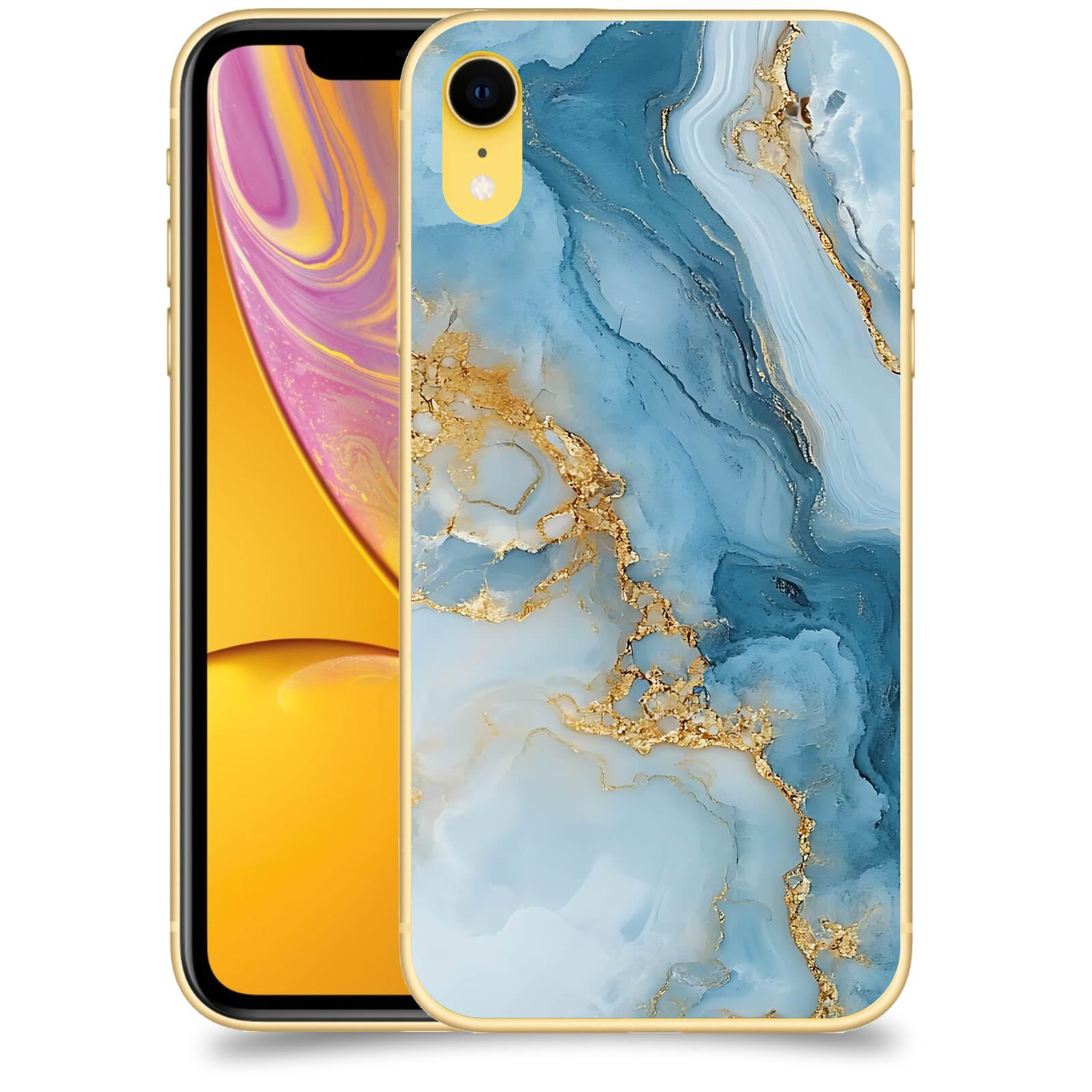 ACOVER Kryt na mobil Apple iPhone XR - Ice Marble II