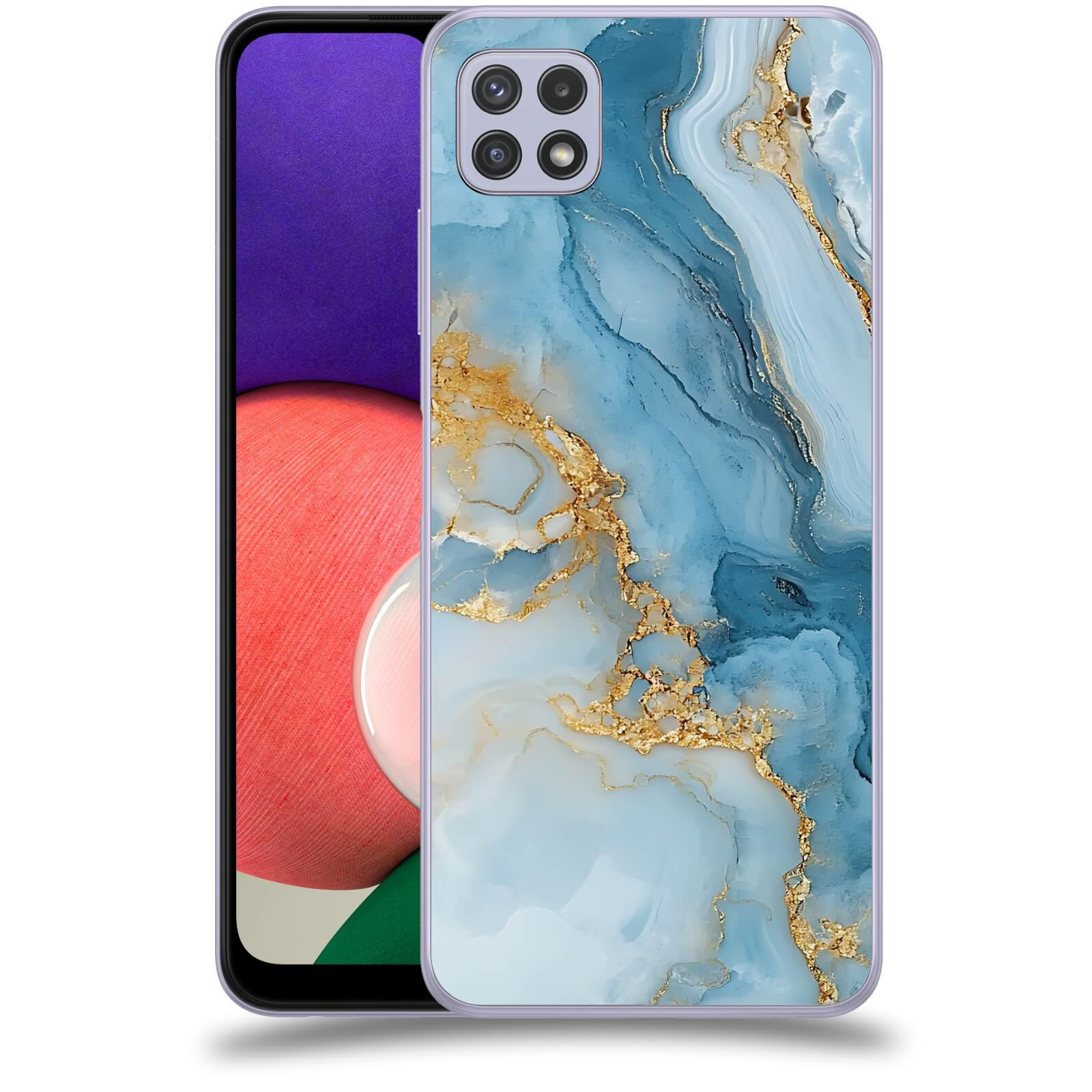 ACOVER Kryt na mobil Samsung Galaxy A22 5G A226B - Ice Marble II