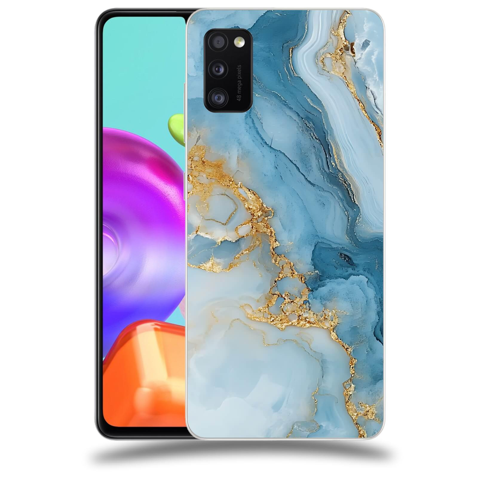 ACOVER Kryt na mobil Samsung Galaxy A41 A415F - Ice Marble II