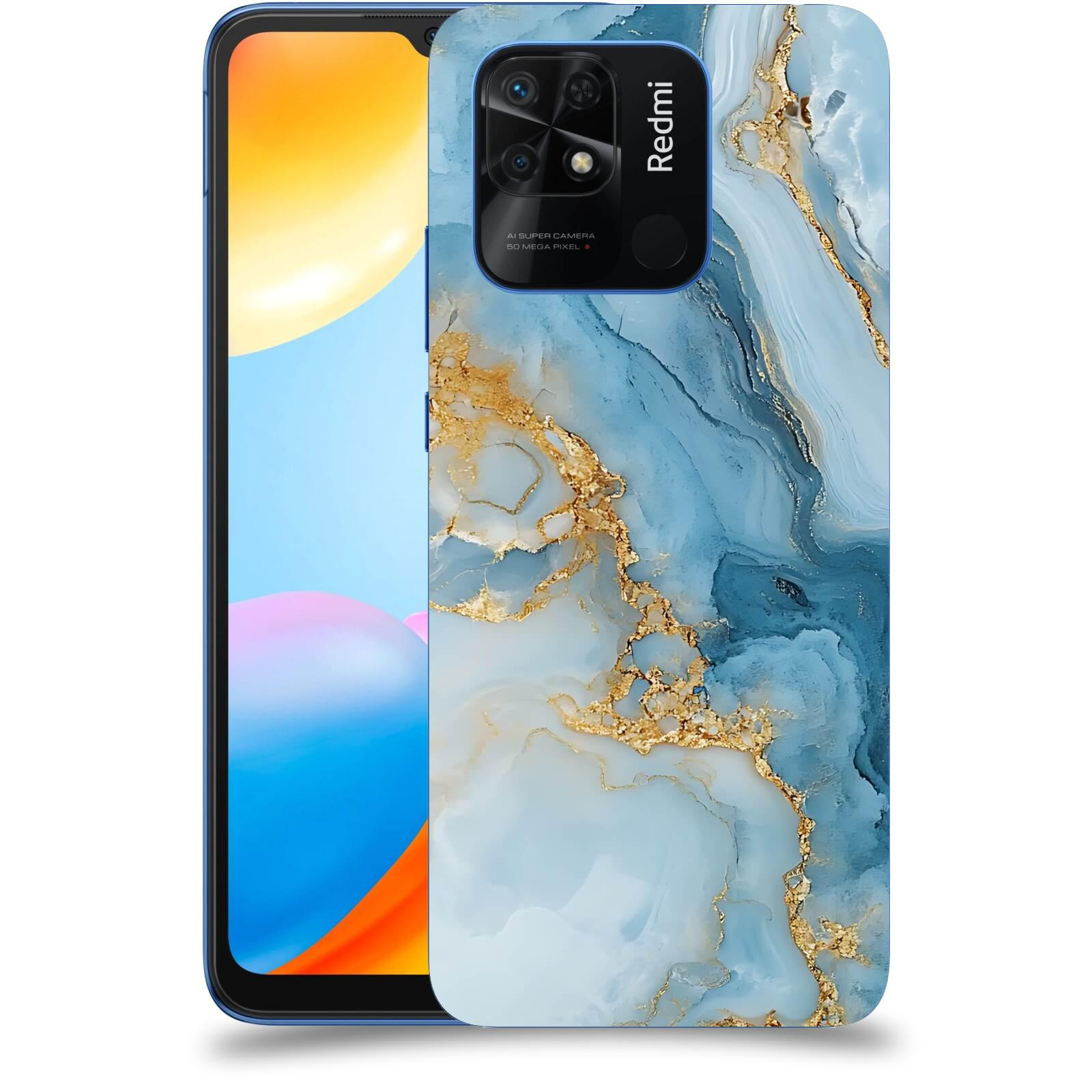 ACOVER Kryt na mobil Xiaomi Redmi 10C - Ice Marble II