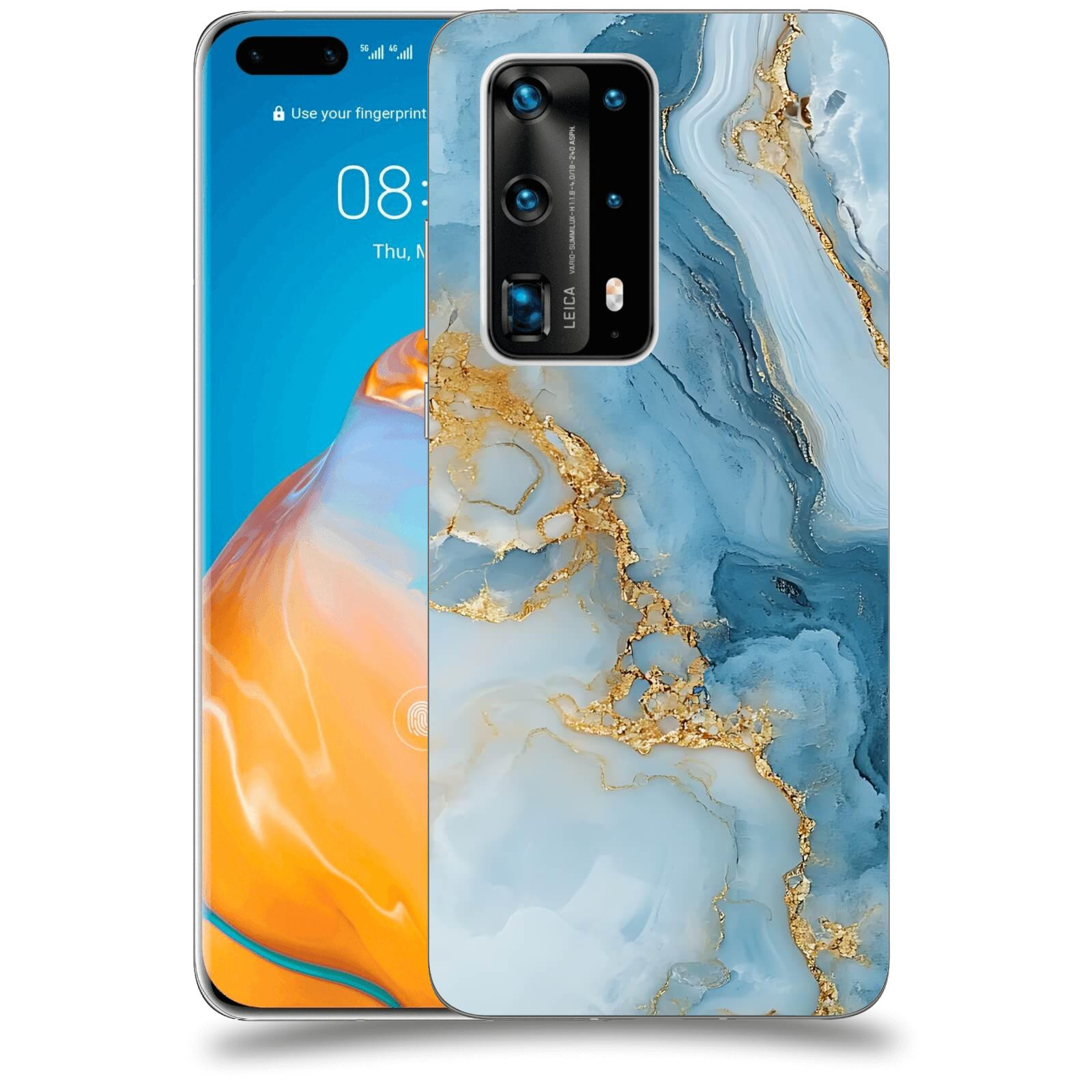 ACOVER Kryt na mobil Huawei P40 Pro - Ice Marble II