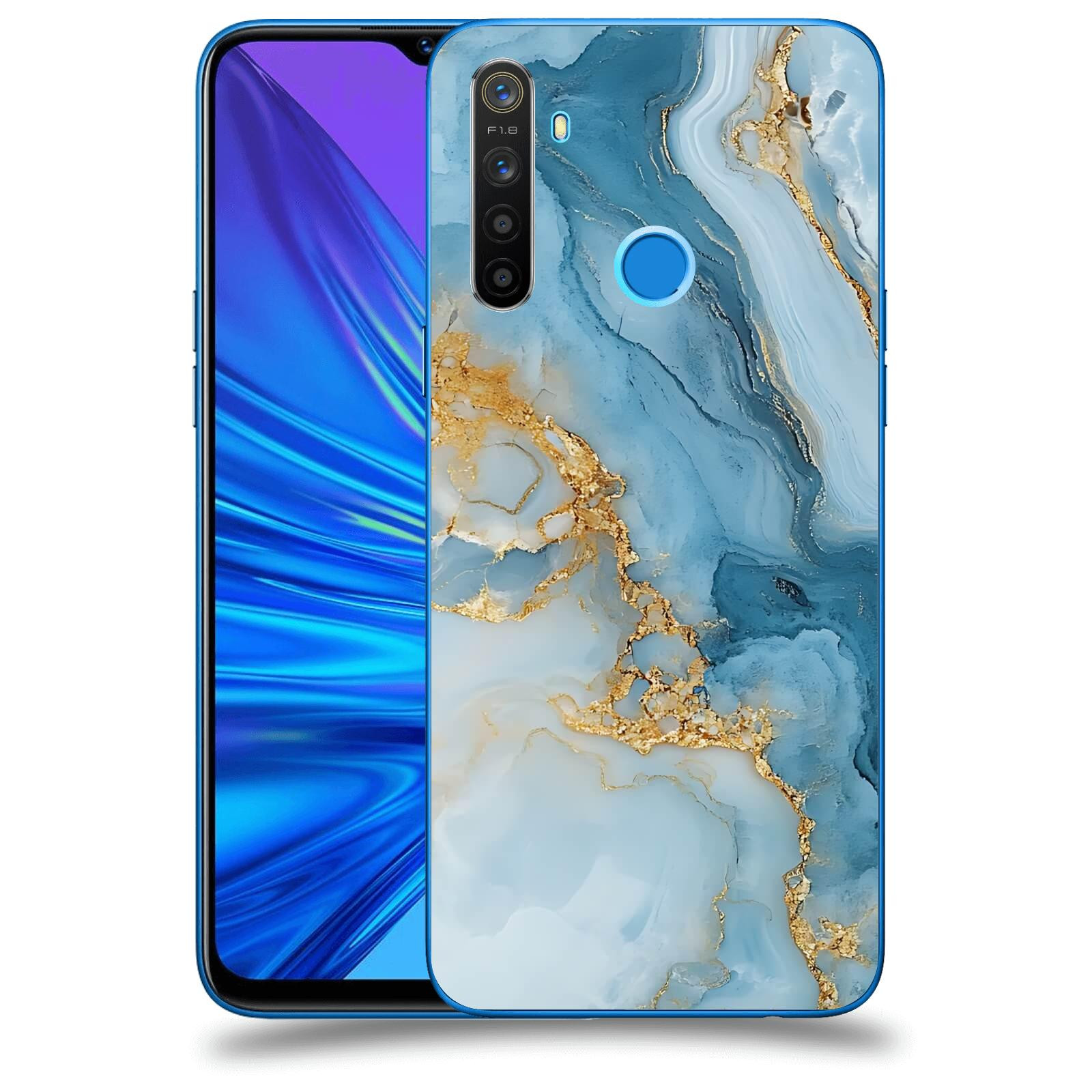 ACOVER Kryt na mobil Realme 5 - Ice Marble II